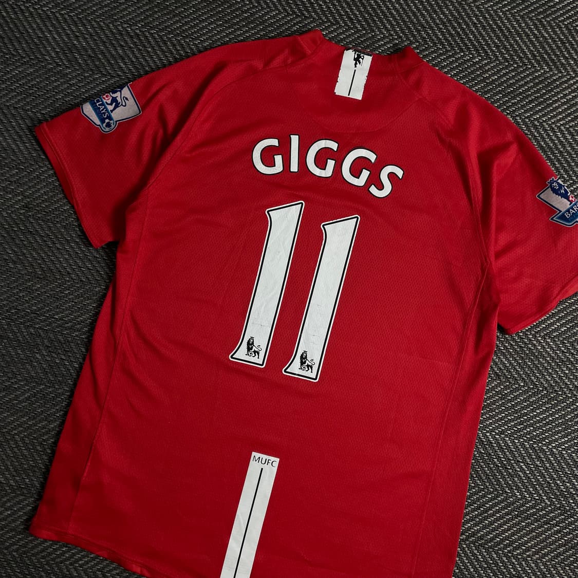 나이키 맨체스터 유나이티드 06-07 시즌 라이언 긱스 유니폼y 3490 상품이미지1