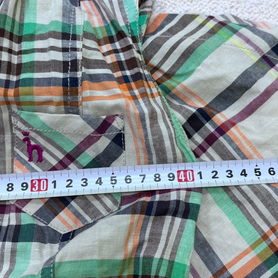 95-165 헤지스 체크 셔츠 원피스 0416E 상품이미지7