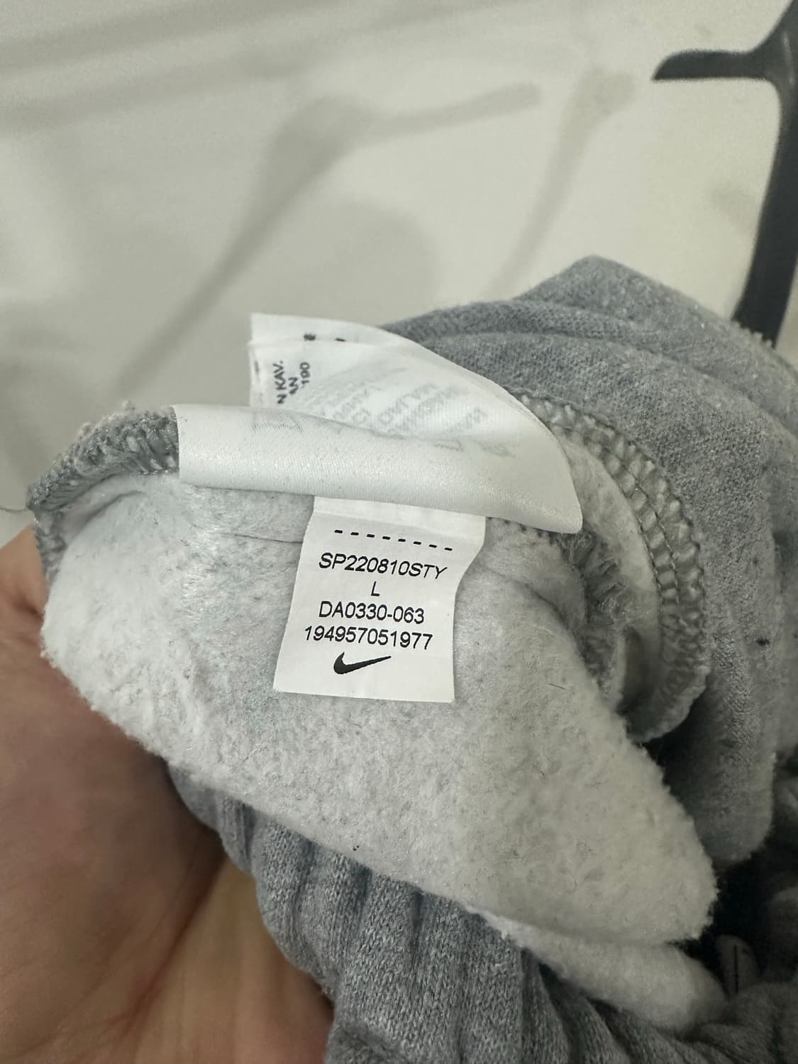 나이키 기모 스윗 팬츠 XL 상품이미지5