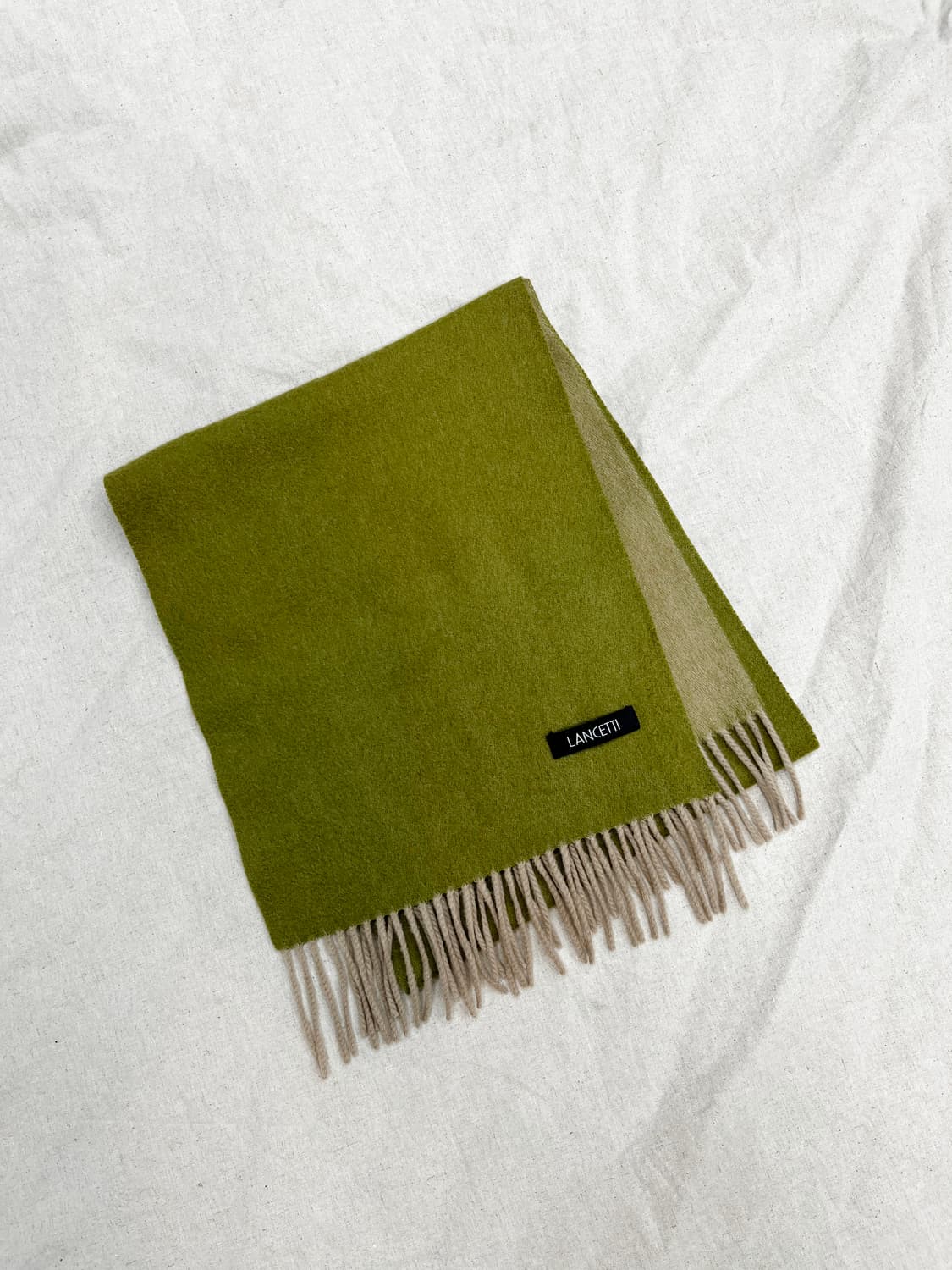  LANCETTI 캐시미어 머플러 상품이미지1