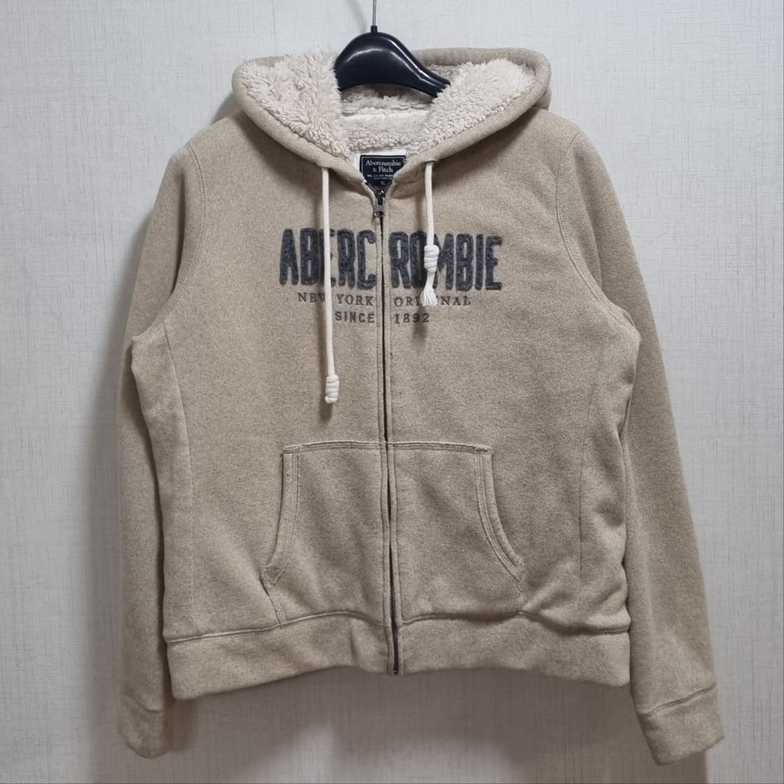 ( XL ) 아베크롬비 기모 후드집업 베이지 상품이미지1