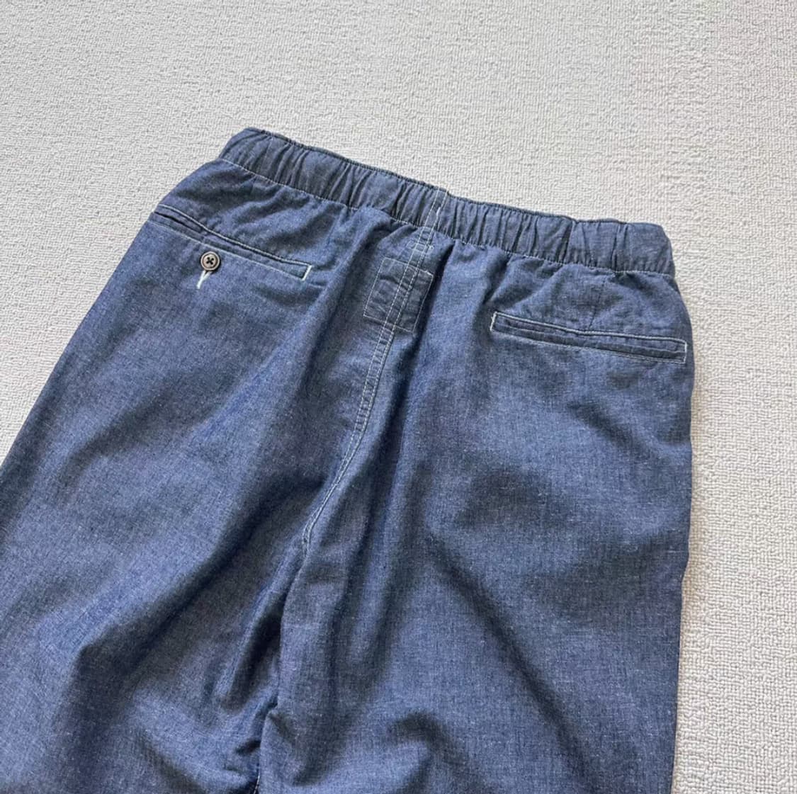 나나미카 샴브레이 이지 팬츠 30 32 34 36 상품이미지3