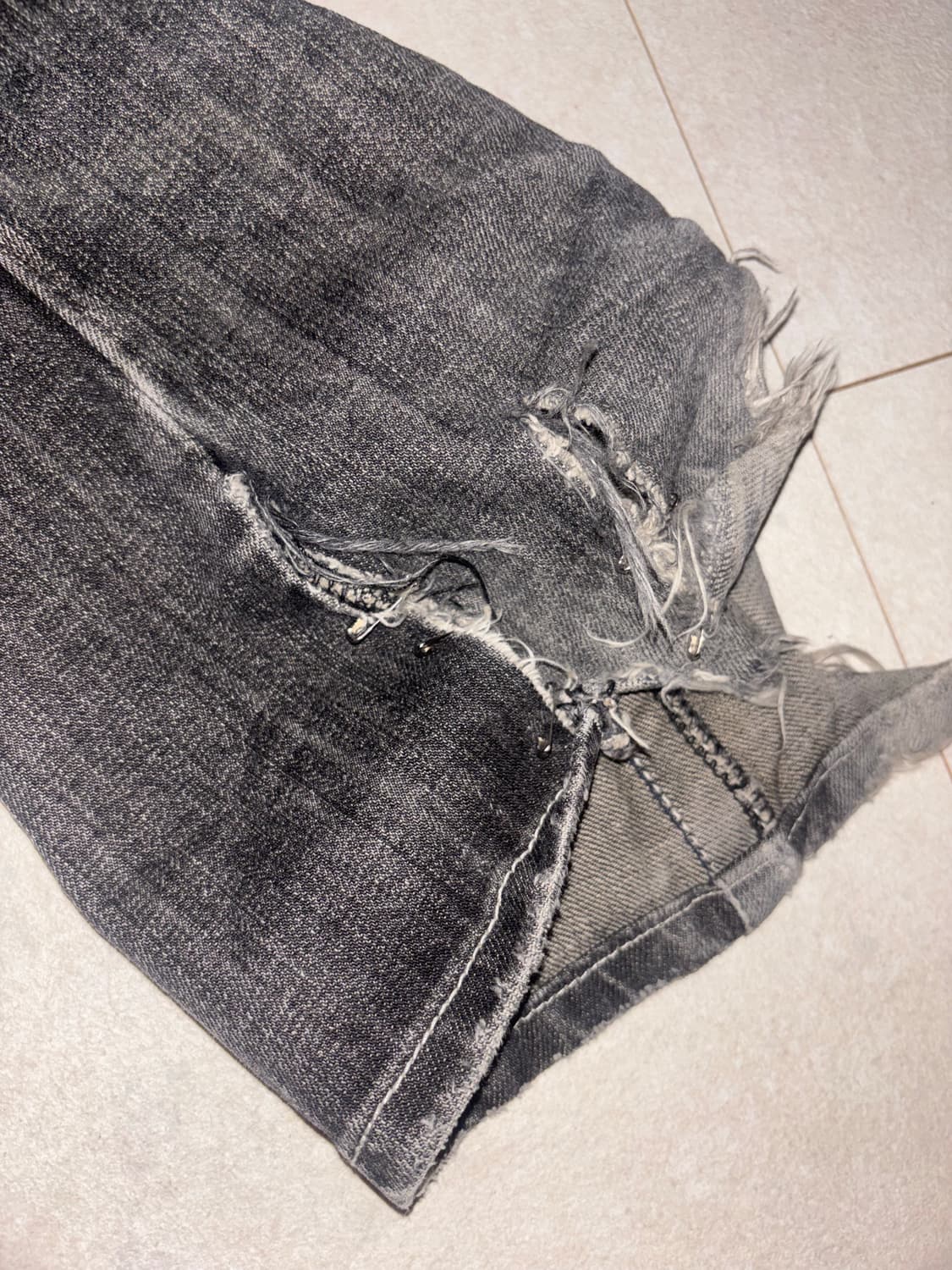 세멘틱디자인 뱀피데님 상품이미지3