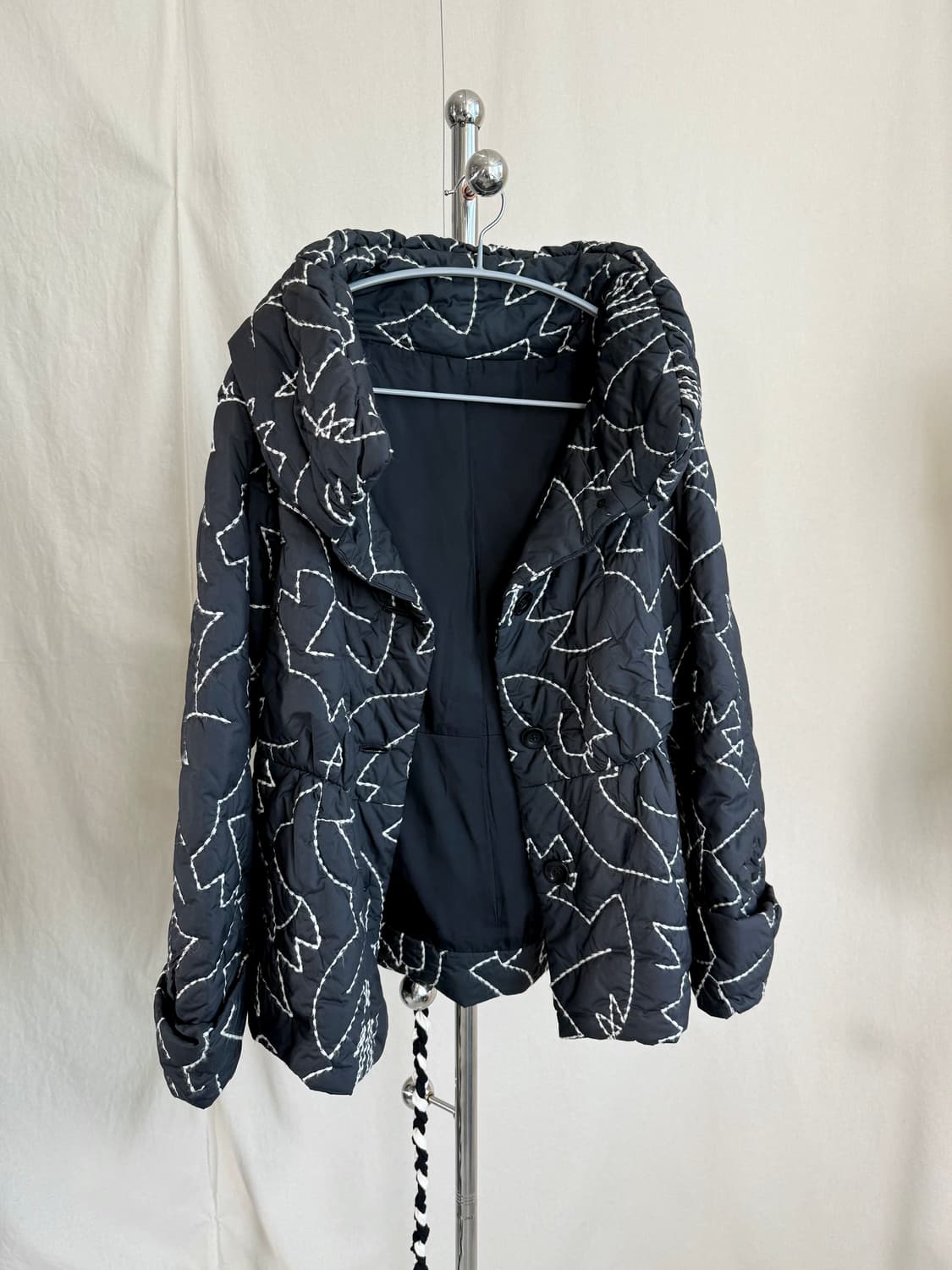 JIU 慈雨 스티치 퀼팅자켓 상품이미지7