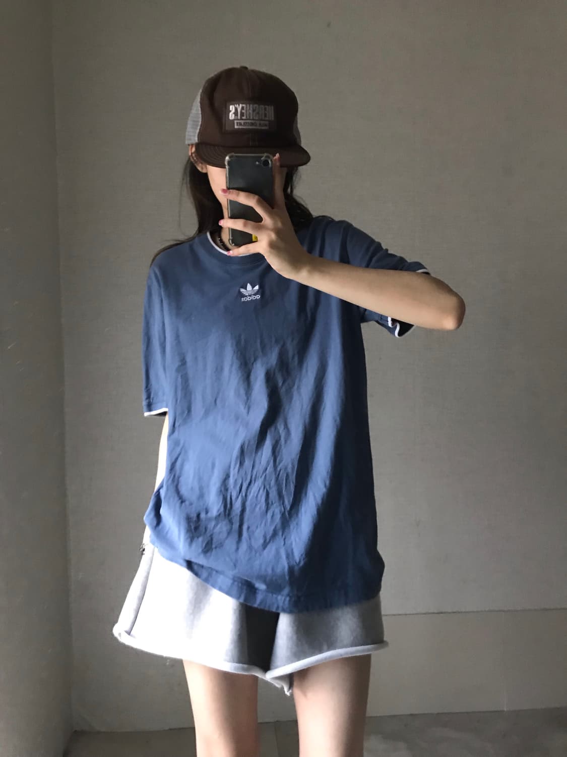 아디다스 뮤트블루 반팔티셔츠 상품이미지1