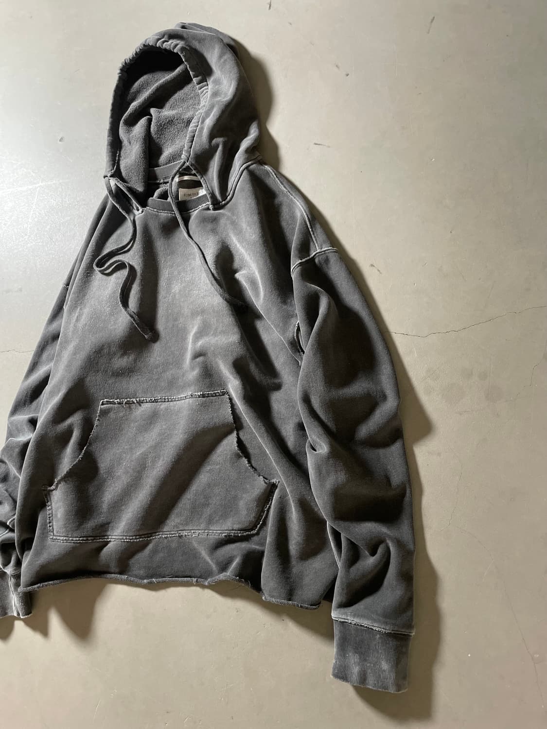 KZ Atelier Vintage Washed Number Hoodie 상품이미지3