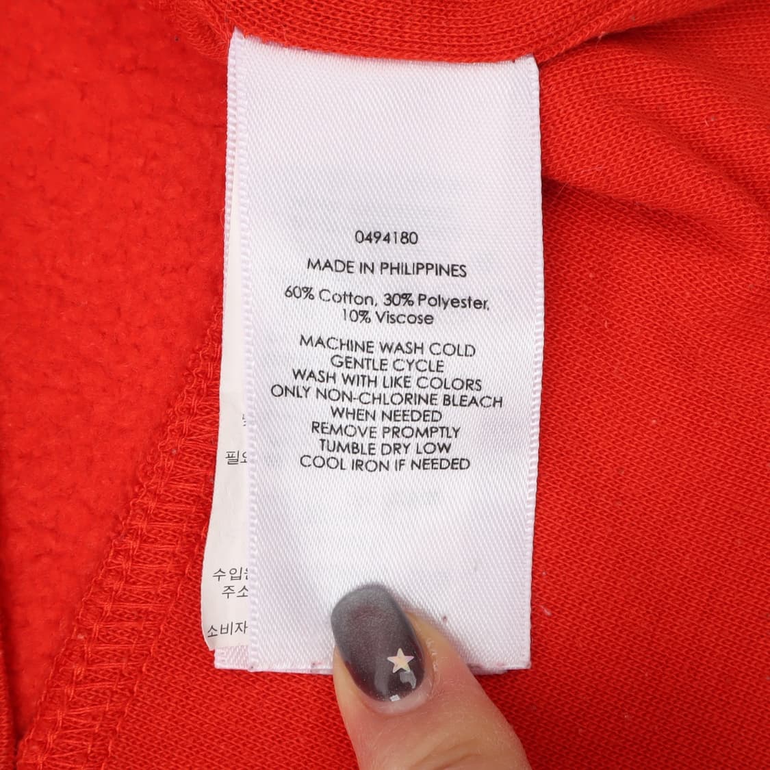 폴로 랄프로렌 레드오렌지 빅포니 후드티 상품이미지9