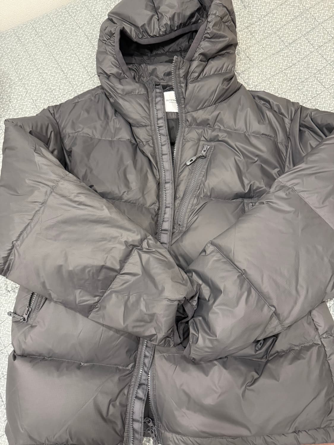 아웃스탠딩 마운틴 다운 파카(차콜) 상품이미지4