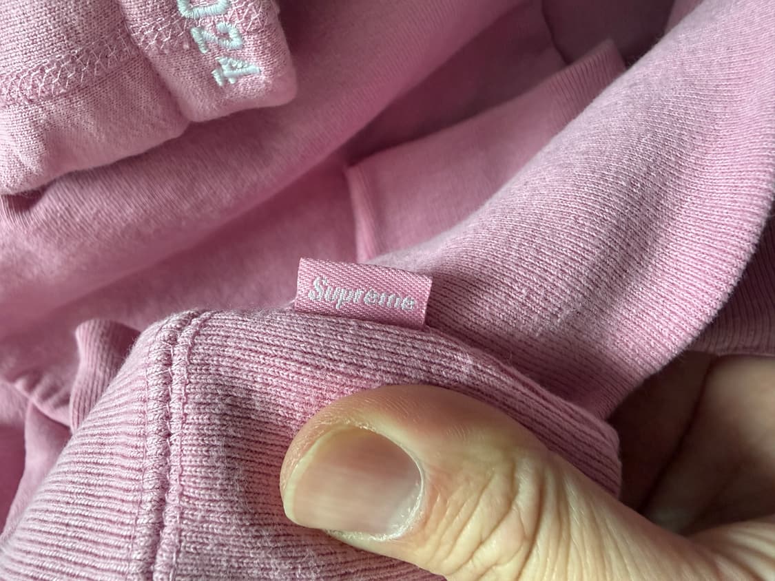 24fw 슈프림 박스로고 후드 L 더스티핑크 상품이미지5