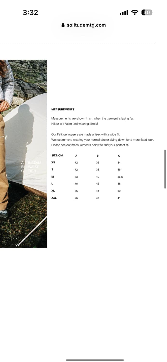 SOLITUDE Valley Knee Trouser 상품이미지7
