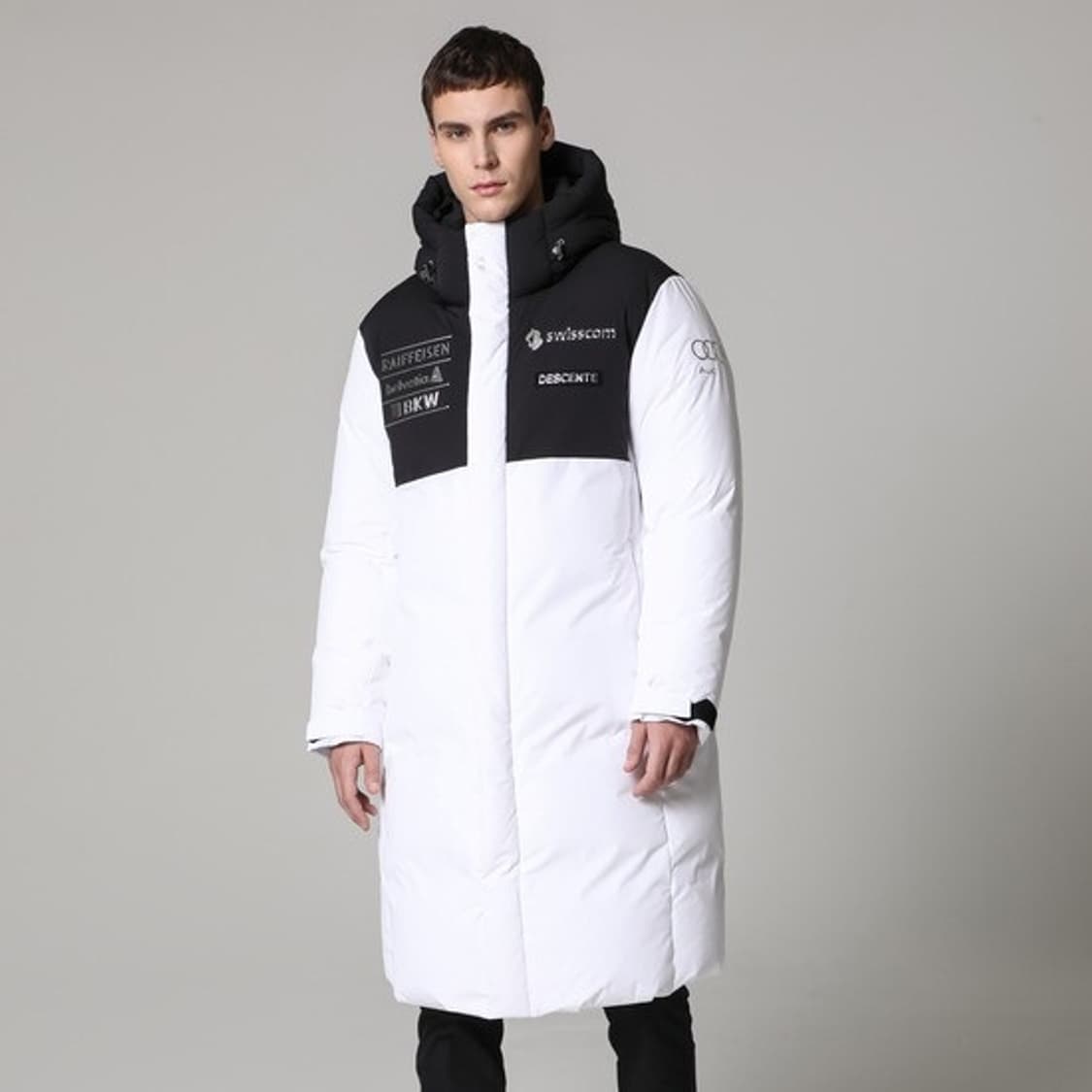 데상트 스키팀 엣지 와펜 다운 롱패딩 패딩 아우디 레플리카 L 100 상품이미지10