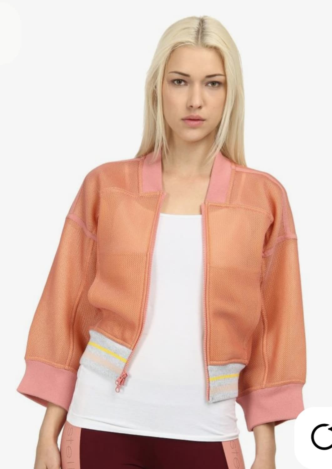 [수165]아디다스x스텔라맥카트니 핑크 메쉬 집업 자켓(55) 상품이미지9