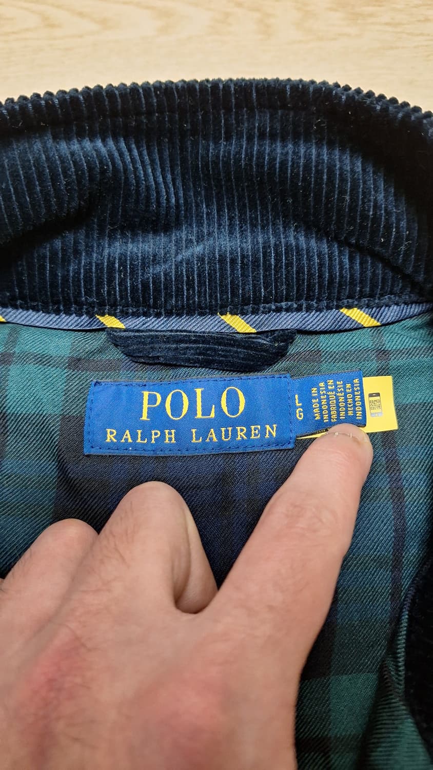 폴로 랄프로렌(미국 아울렛 라인) 네이비 코듀로이 바라쿠다 상품이미지3