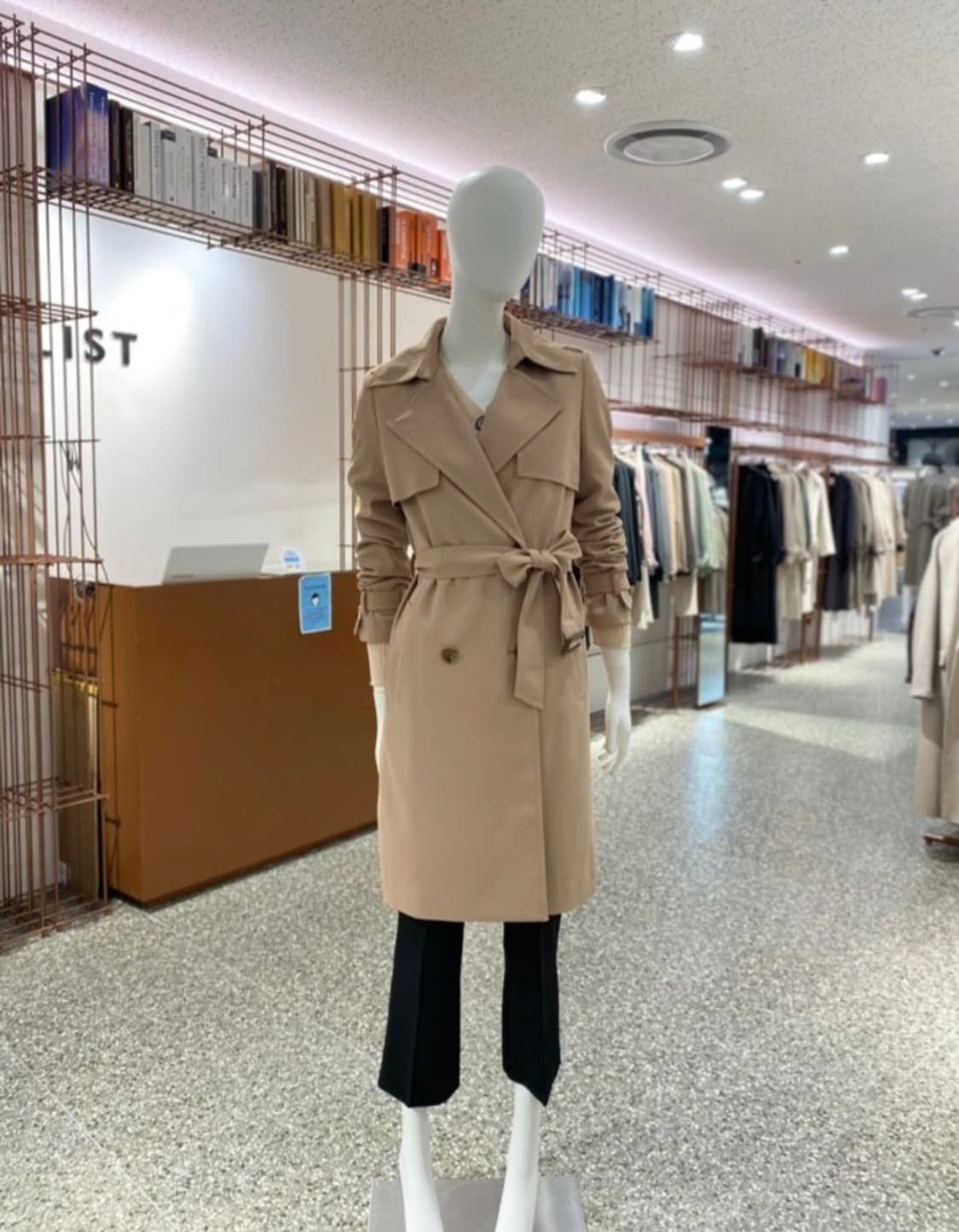 새상품) 리스트 트렌치 버버리 코트 자켓 여성 롱 트렌치 코트 자켓 상품이미지4
