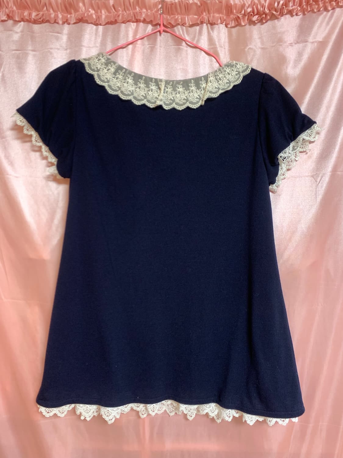 CECIL McBEE 세실맥비 레이스 반팔 티셔츠 갸루 상품이미지2