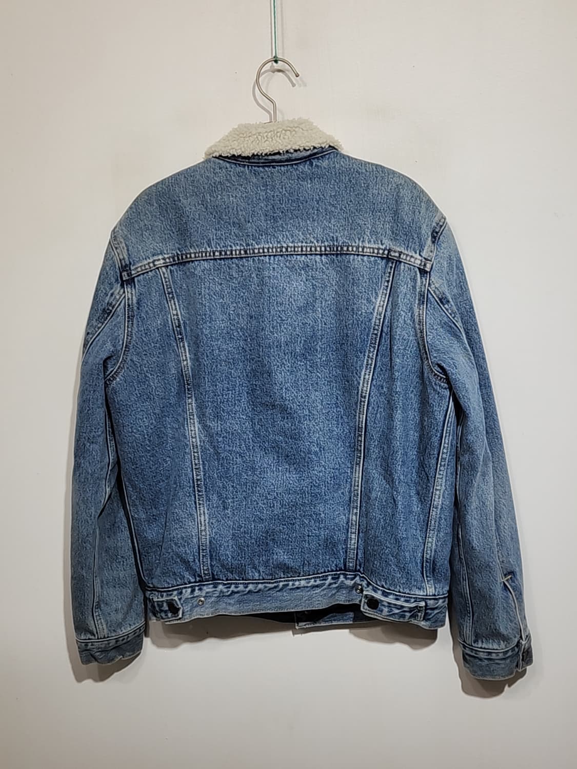 (M) 리바이스 양털 청자켓 연청 데님자켓 레드탭  상품이미지6