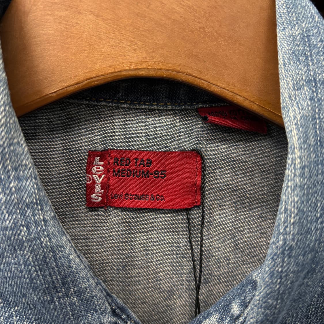 00s 리바이스 레드탭 요크컷 웨스턴 포켓 데님셔츠 N446 상품이미지6
