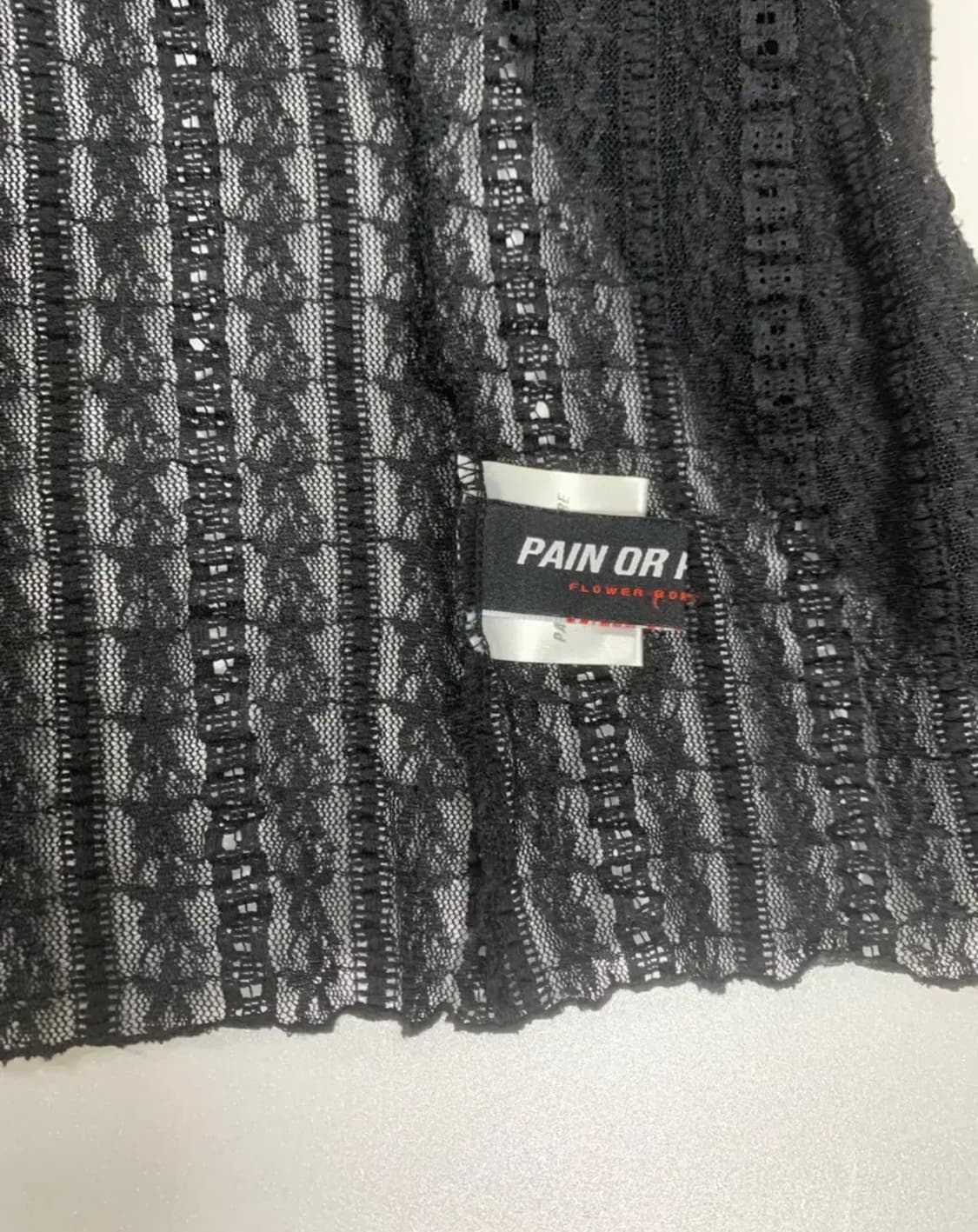 페인오어플레져 레이스 스트랩 가디건 상품이미지6