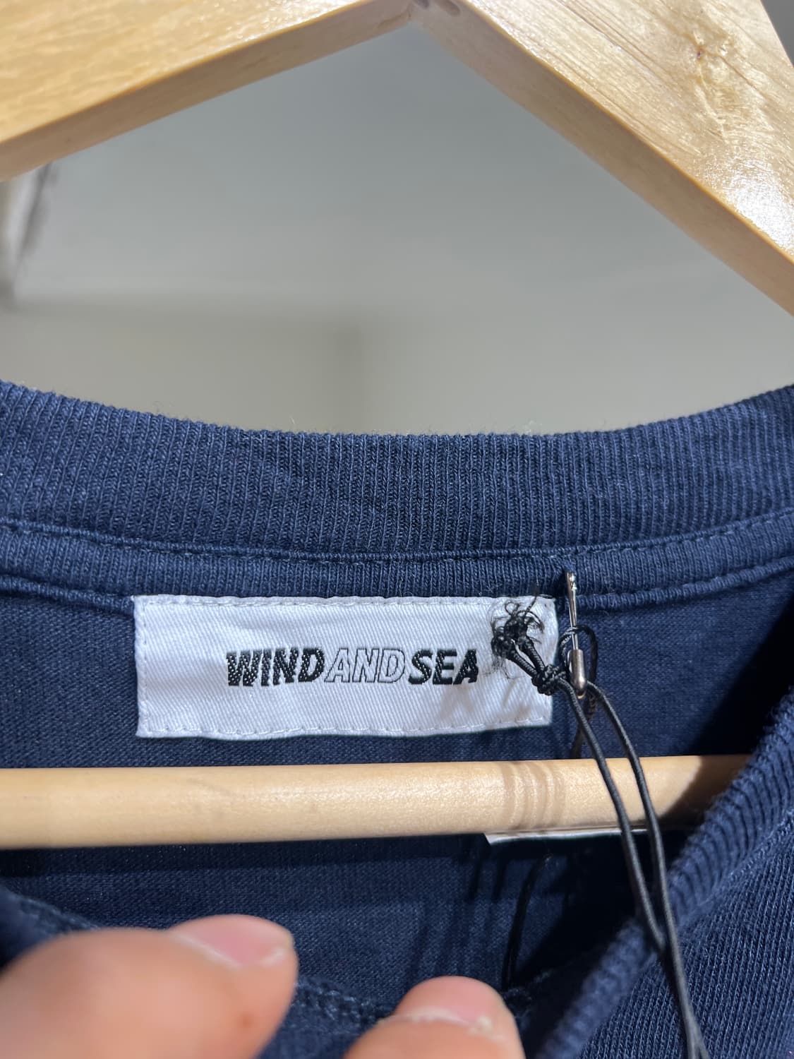 Wind and Sea 윈드엔씨 빅로고 반팔 티셔츠 상품이미지4