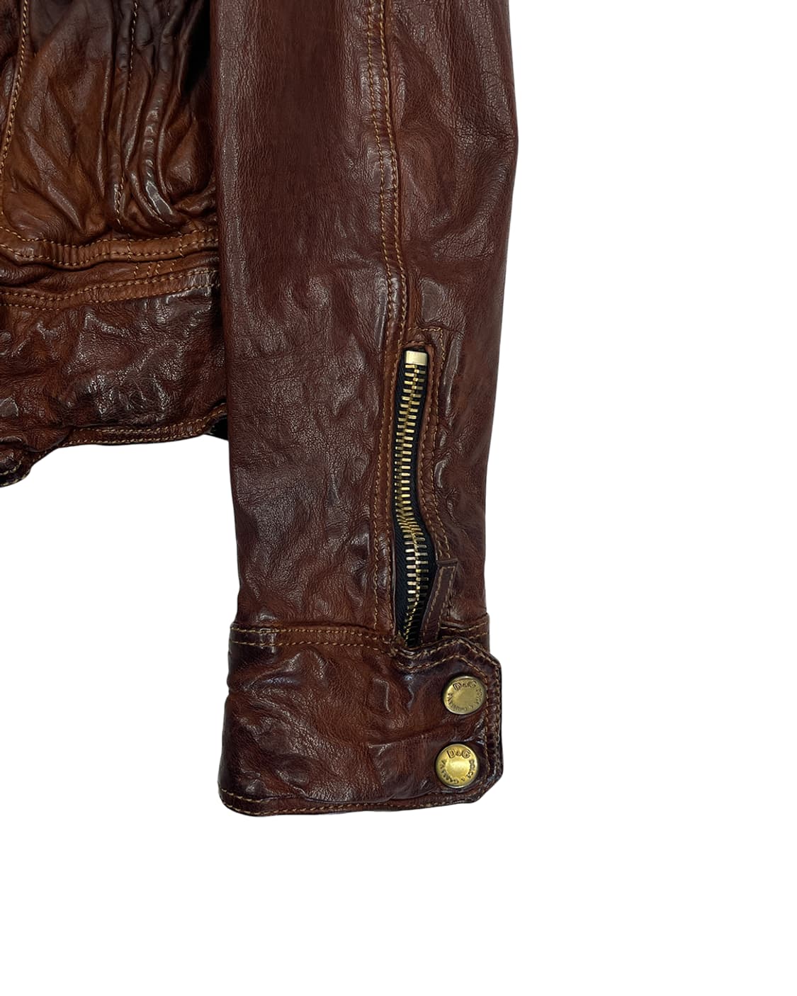 돌체앤가바나 버팔로 레더 모토 자켓 상품이미지8