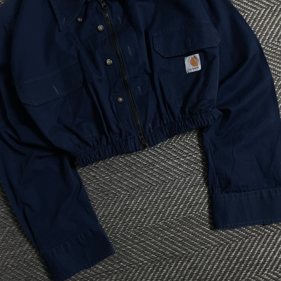 칼하트 리메이크 크롭 투웨이 셔츠 자켓y 3532 상품이미지3