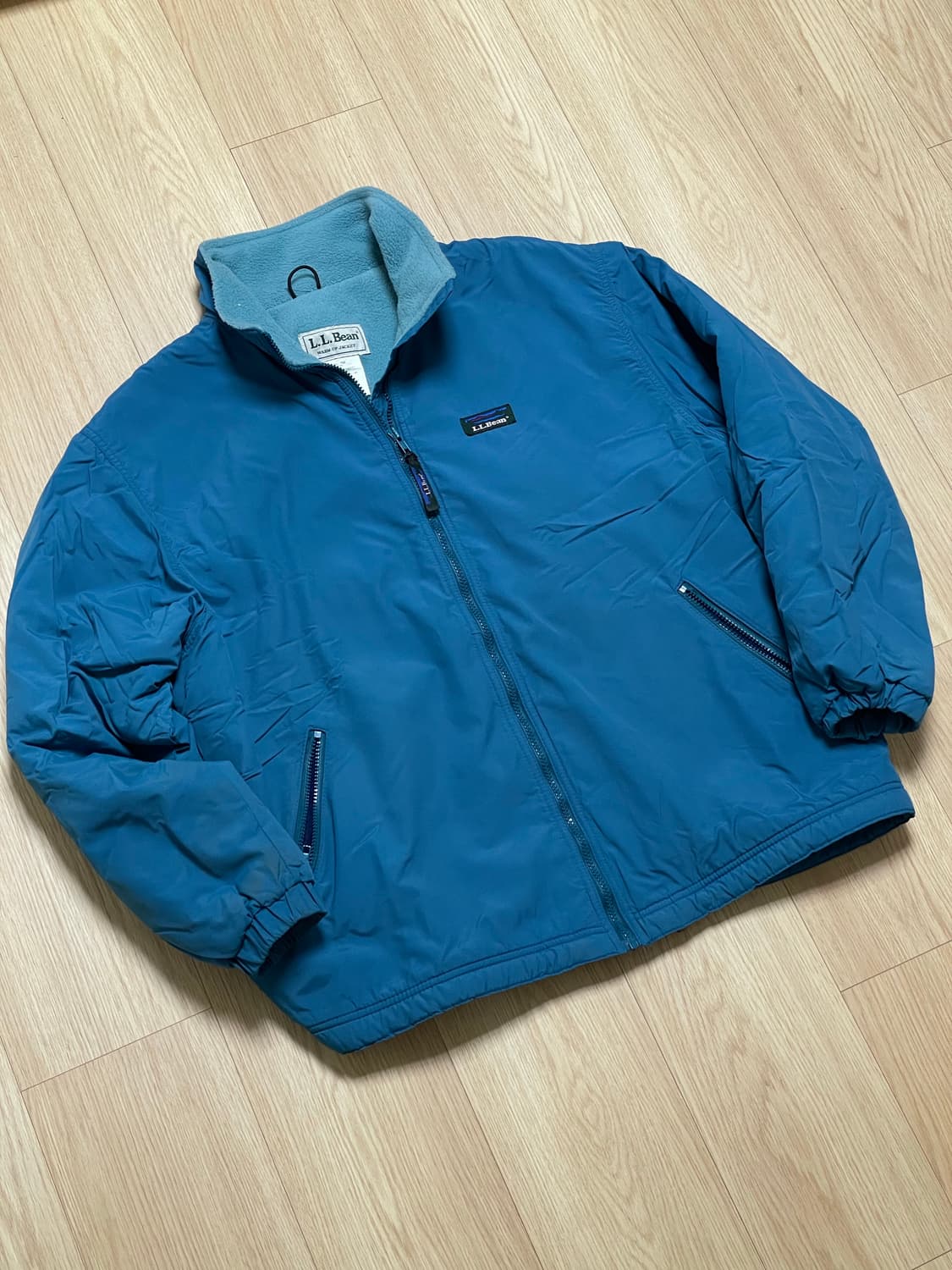 90s 엘엘빈 웜업자켓 XL made usa 상품이미지1