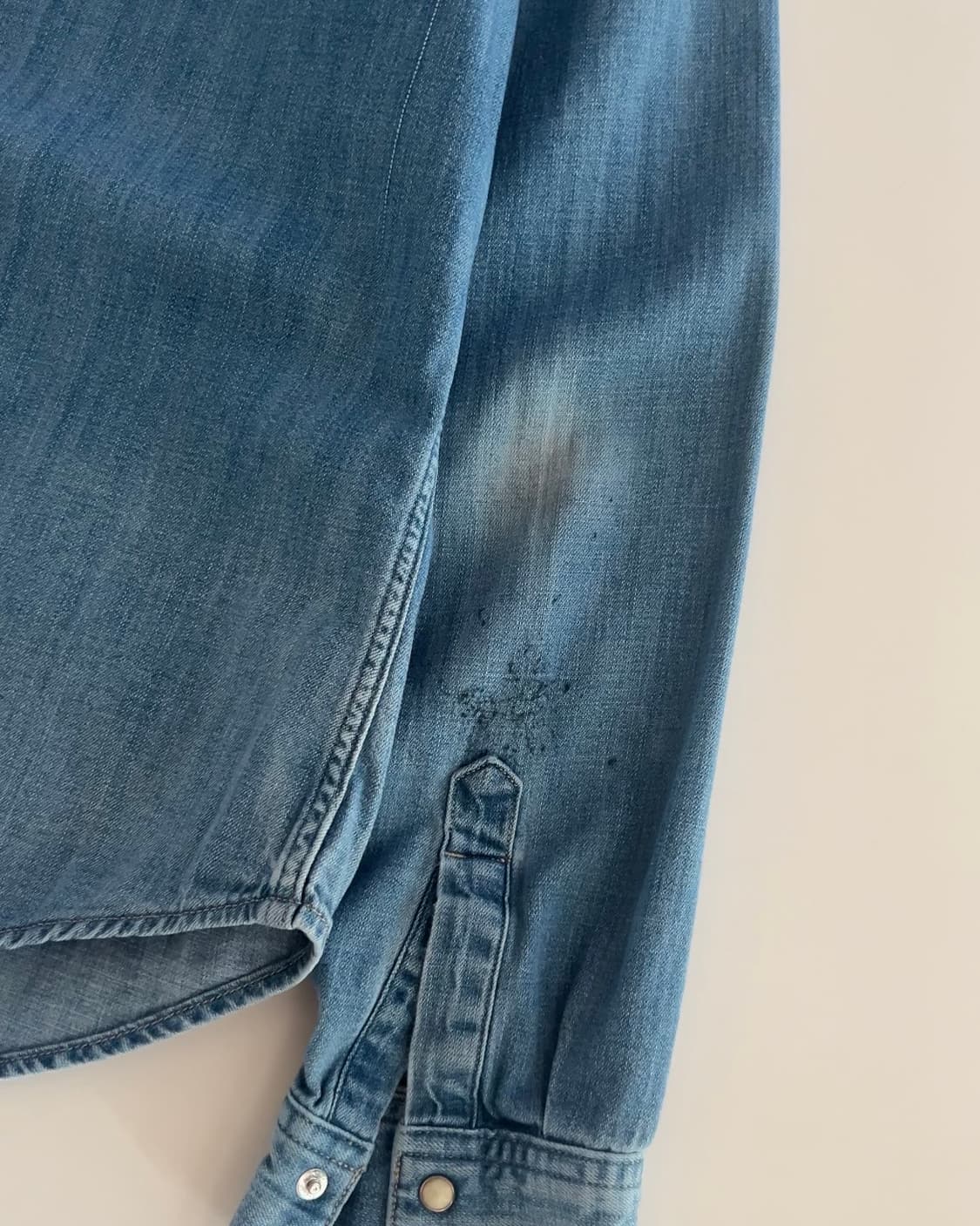 리바이스 여성 웨스턴 데님 셔츠 M 상품이미지5