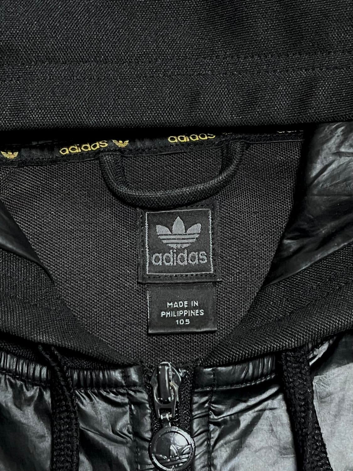 아디다스 오리지널 블랙 패브릭 후드집업 105 상품이미지4
