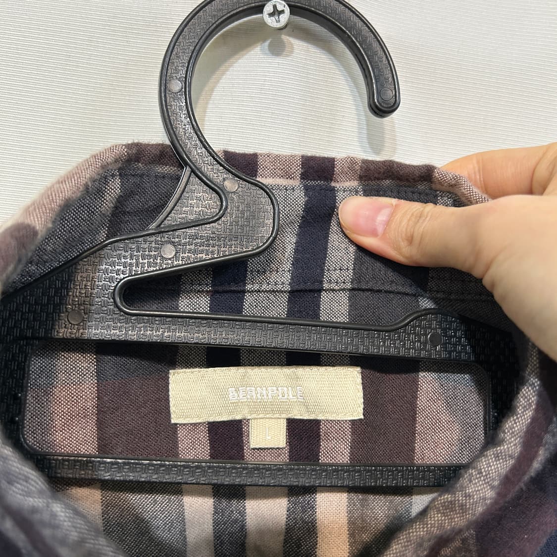 빈폴 남성 체크 셔츠 L 상품이미지3