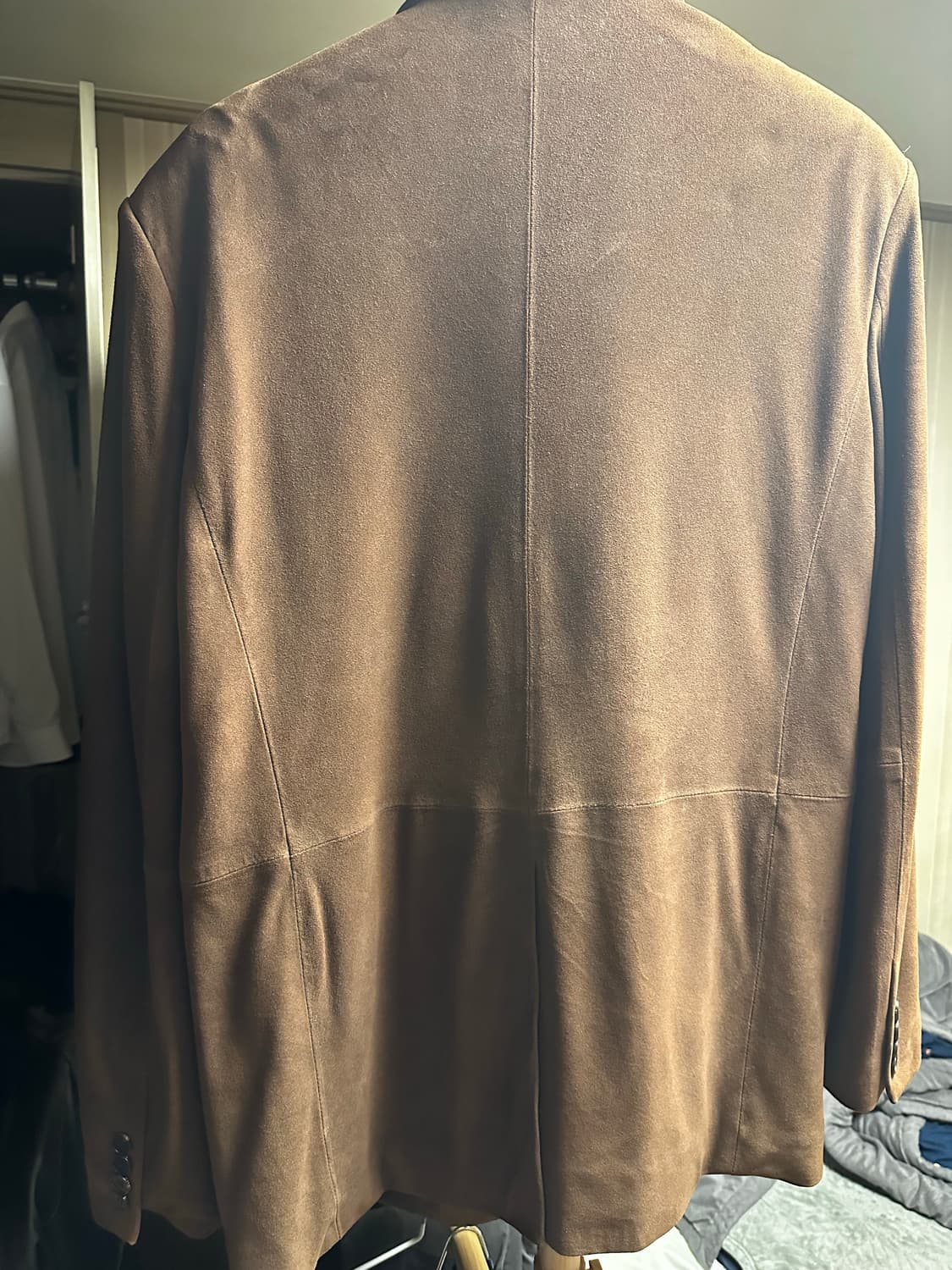 깡x노이어 램스 스웨이드 테일러드 자켓 50사이즈 상품이미지3