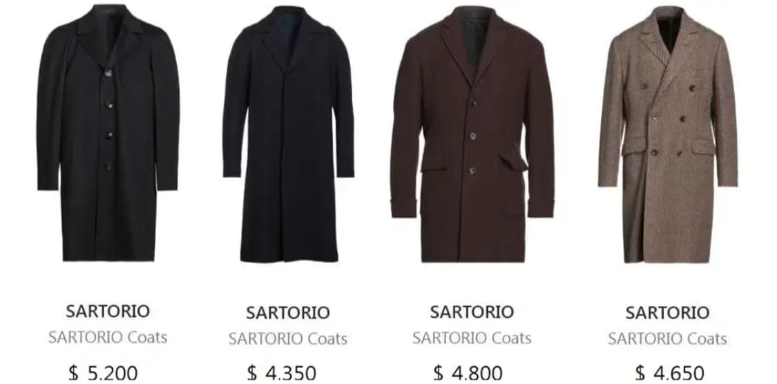 [판매]Kiton Sartorio Napoli키톤 사르토리오 코트IT50 상품이미지2