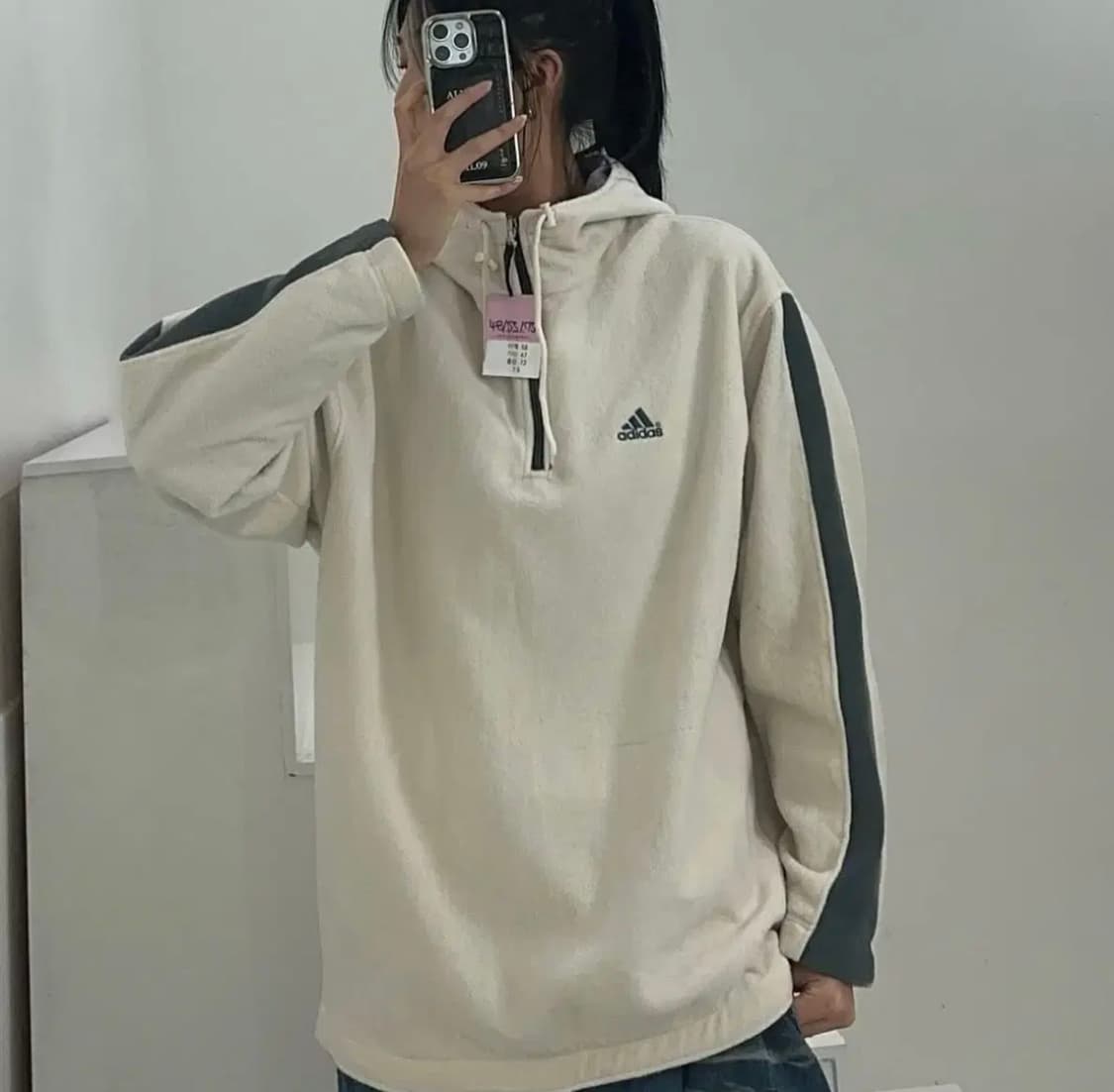 아디다스 후리스 후드티 상품이미지1