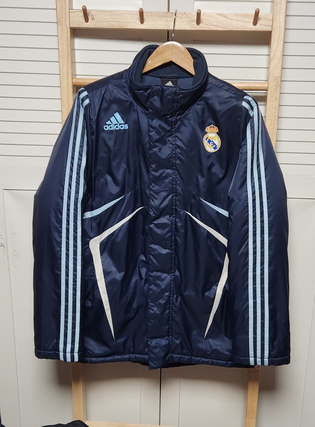 아디다스 레알 마드리드 09-10 벤치 코트 점퍼 자켓 상품이미지1