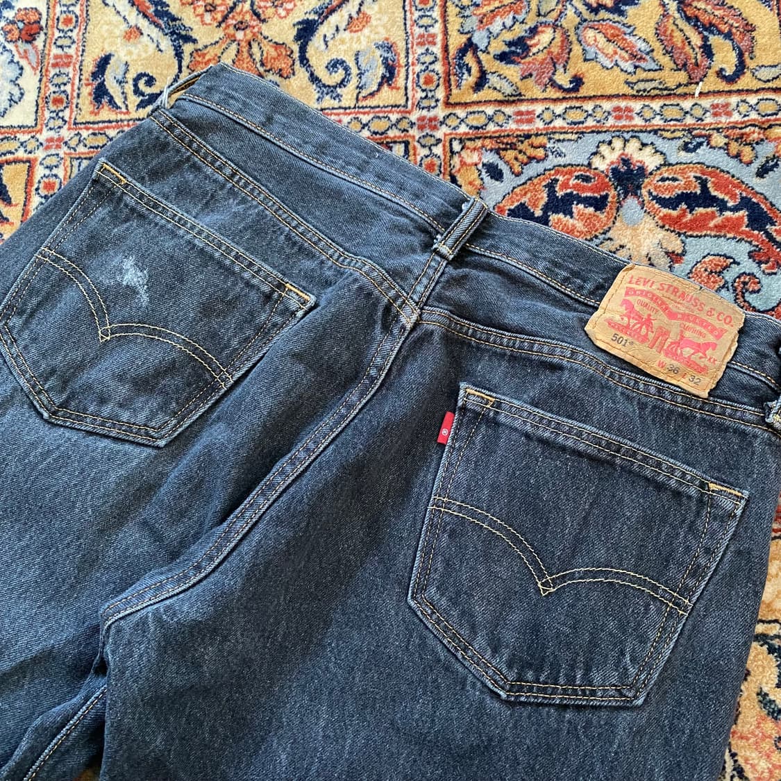 🌊Levis 501 Black denim 상품이미지4