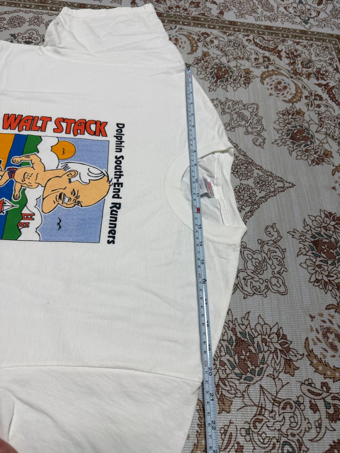 Hanes Beefy 그래픽 반팔티 L 상품이미지5