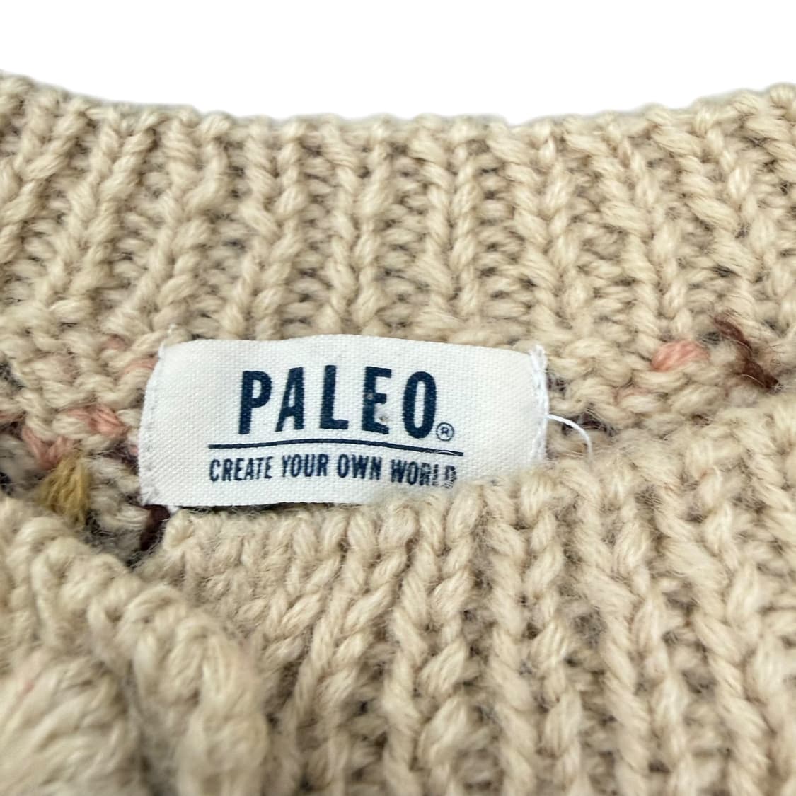 JPN 빈티지 패턴 폼폼이 플라워 울 니트 가디건  상품이미지7