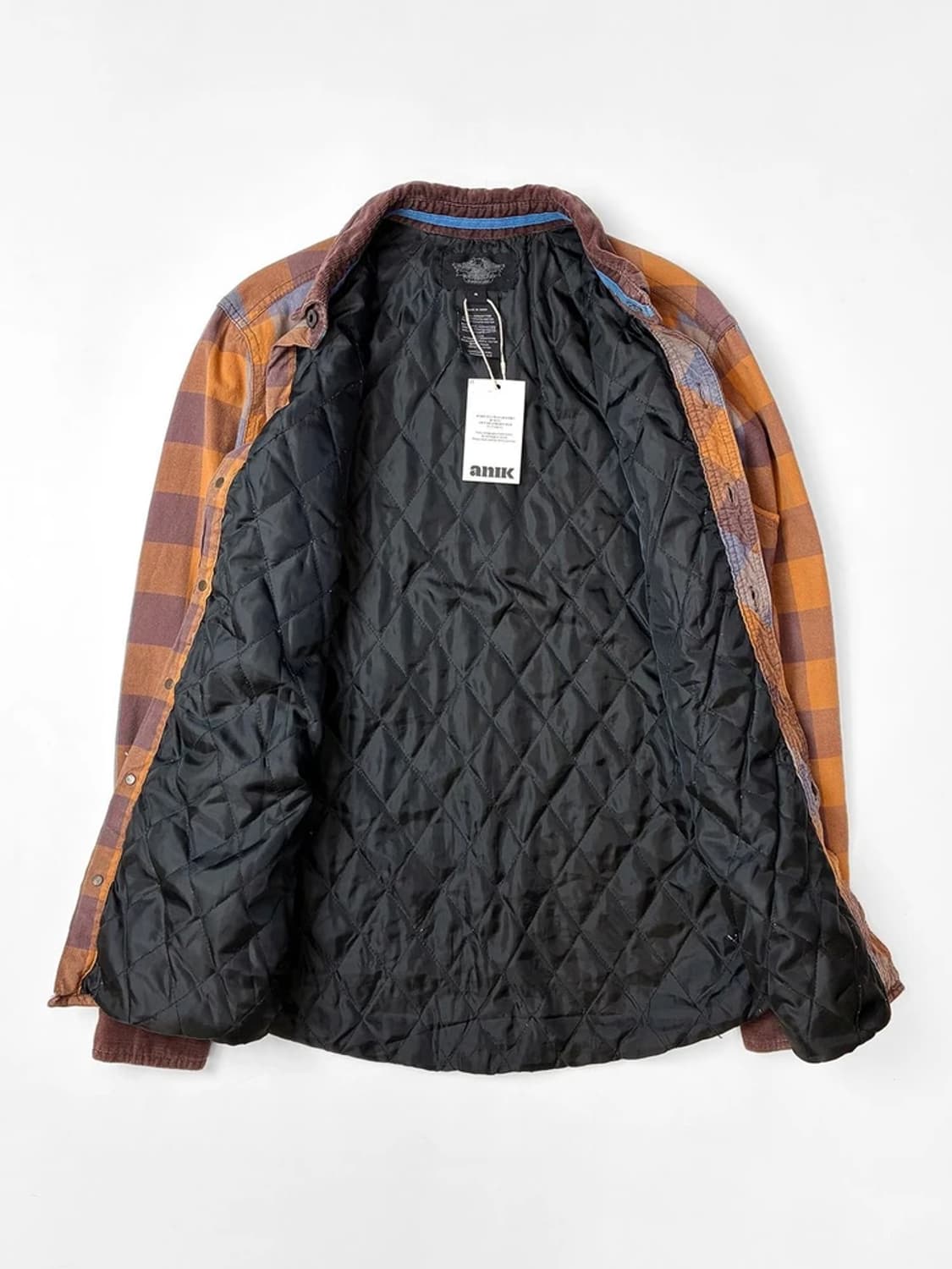 할리데이비슨 00s 버튼 업 누빔 플란넬 셔츠 PN5239 상품이미지2