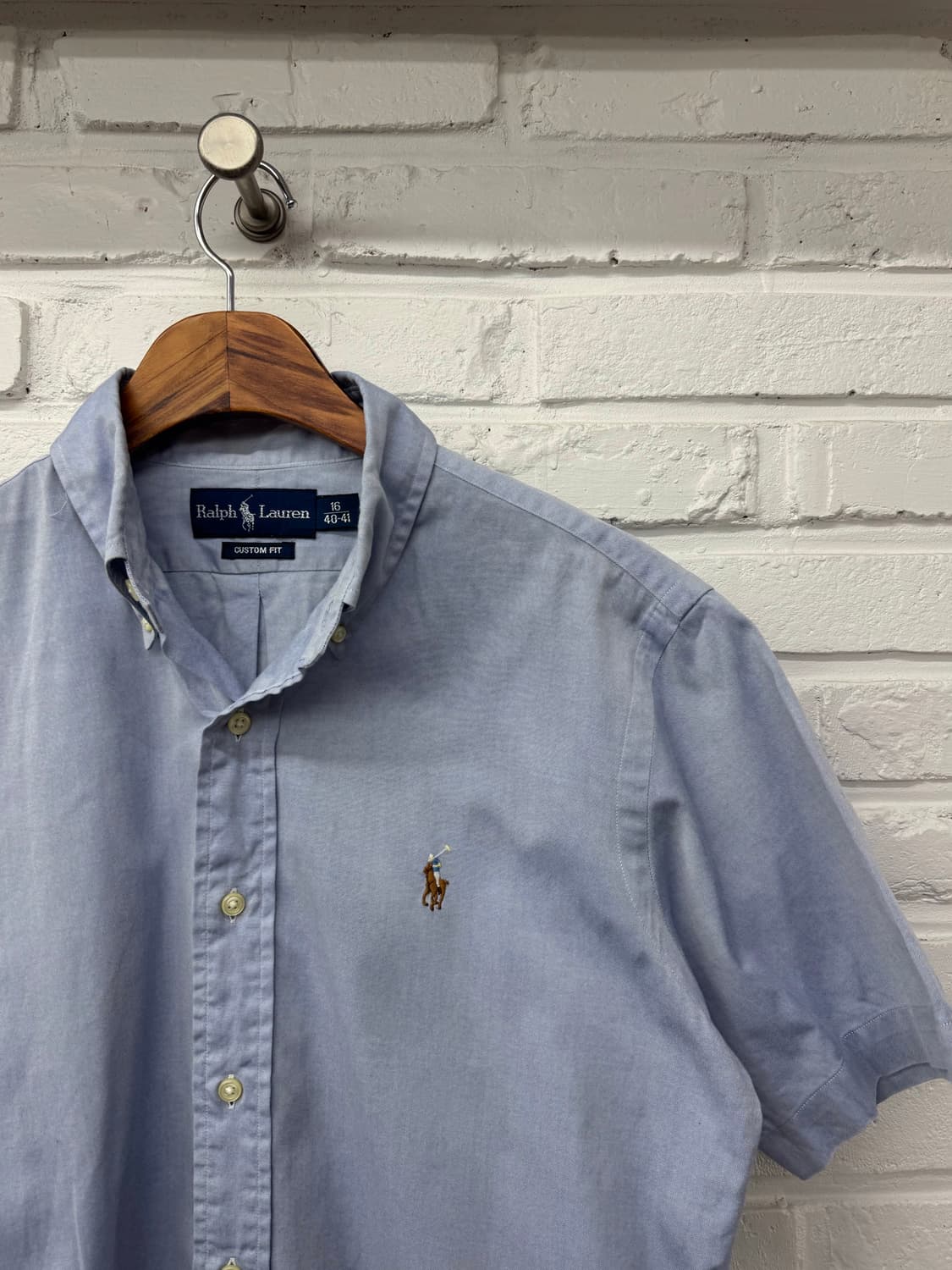 폴로 블루 반팔셔츠 상품이미지4