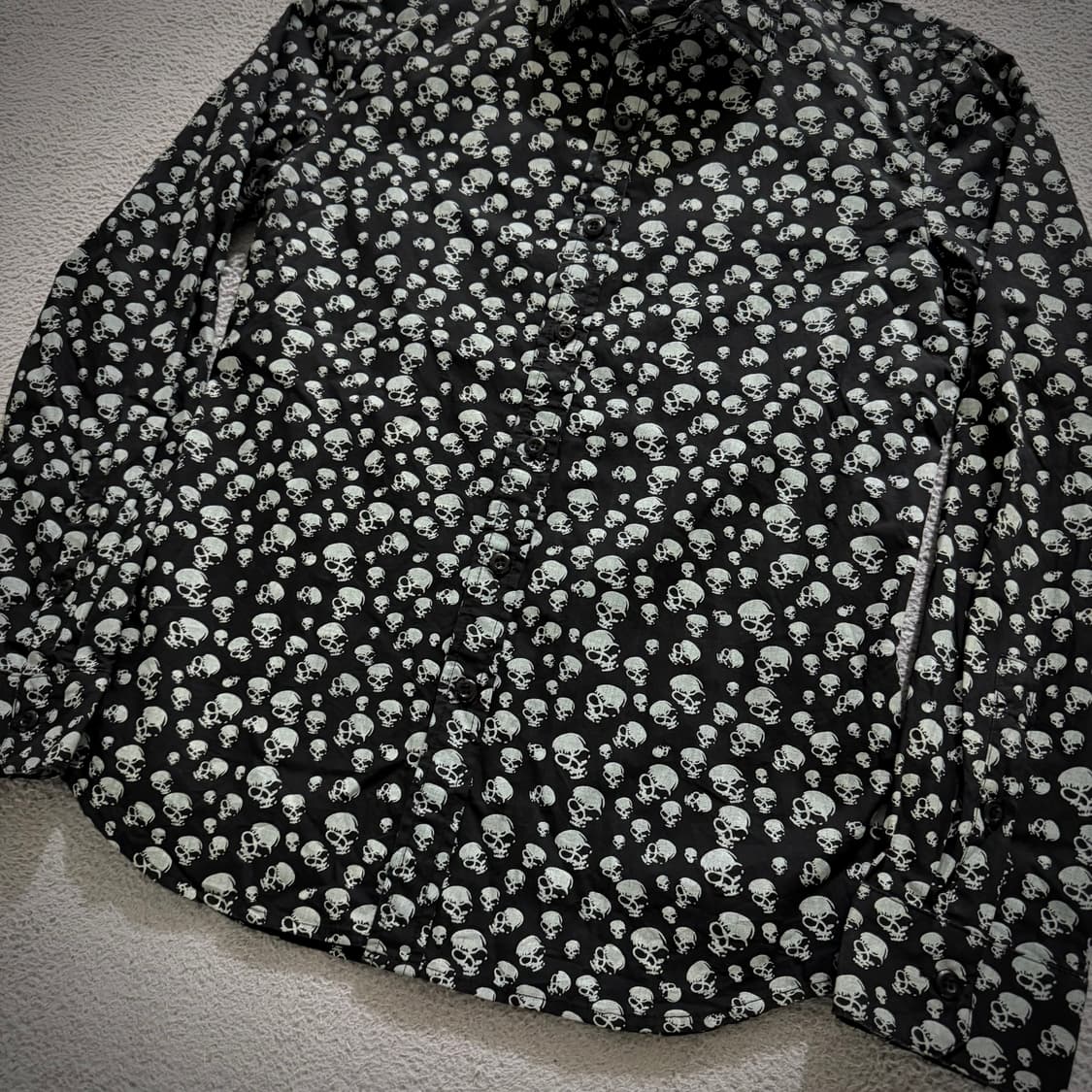 Jpn vintage skull print shirts 상품이미지4