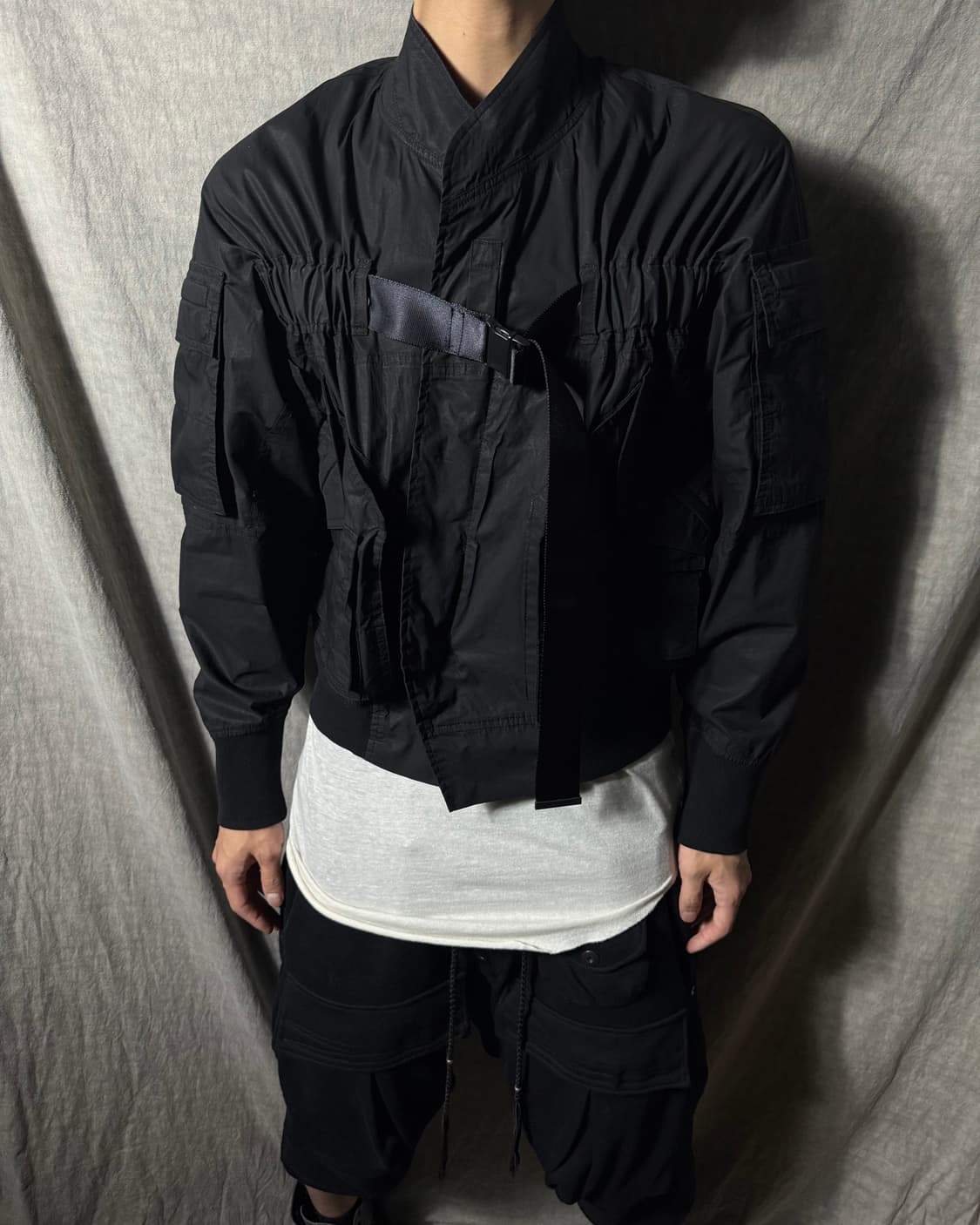 Julius_7 Wax Coated Bomber 상품이미지2