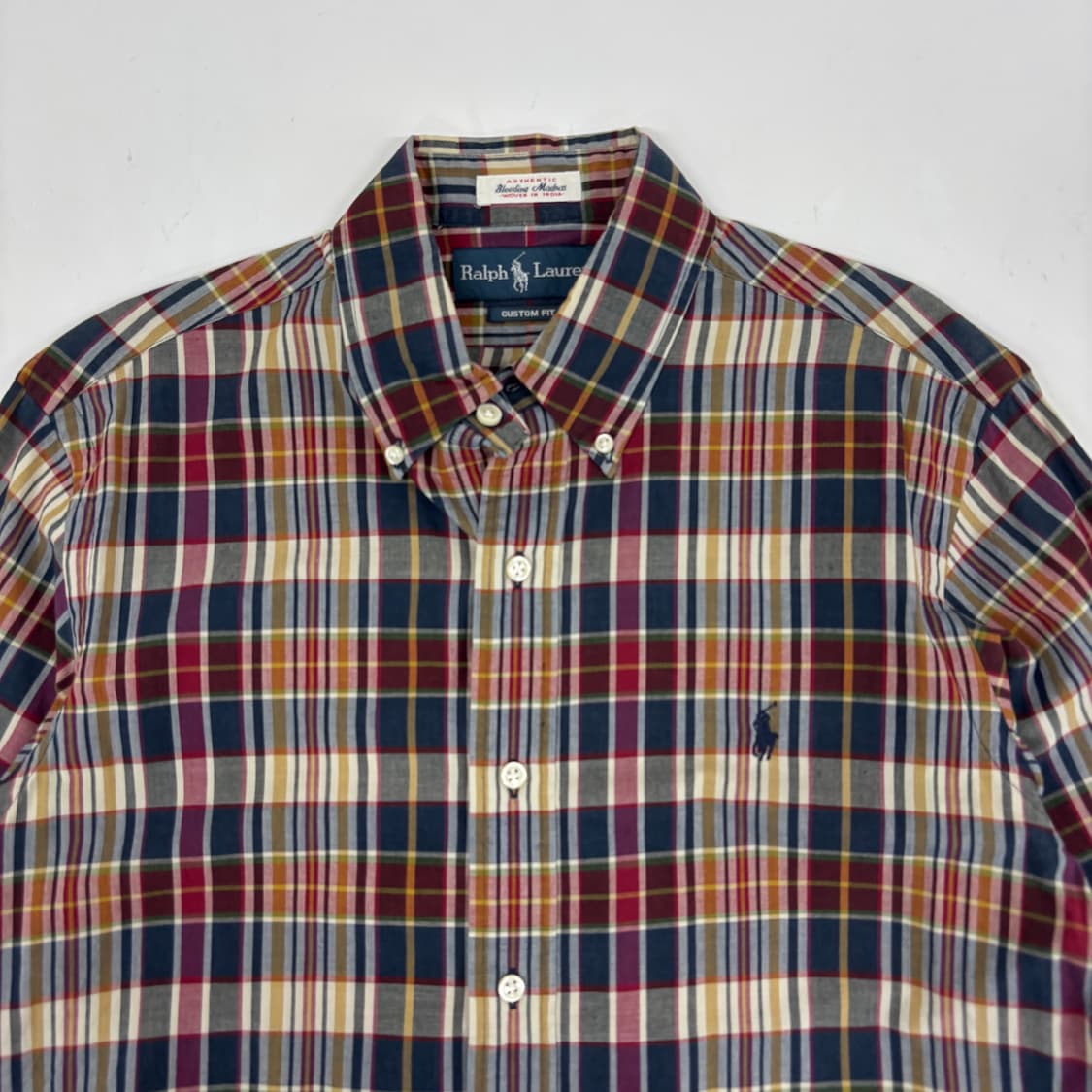 폴로 마드라스 체크 셔츠 상품이미지4