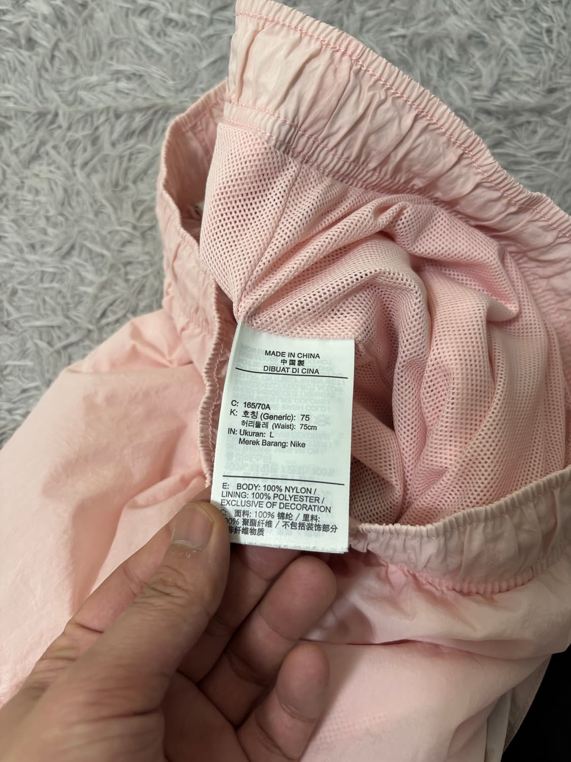 나이키 핑크 스우시 조거팬츠 상품이미지4