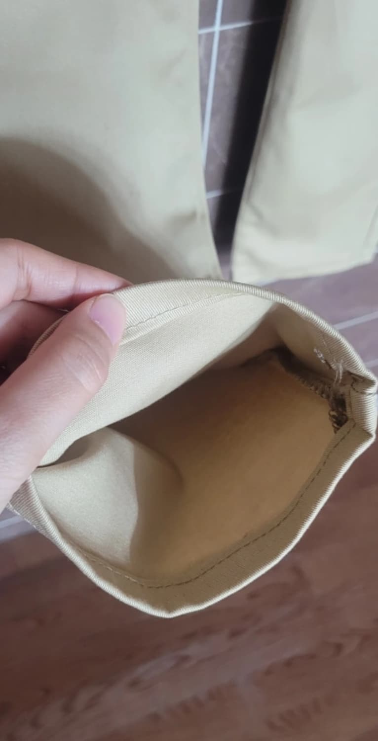 👔남성31인치👔  베이지 면조커팬츠 새삥(춘추용) 상품이미지4