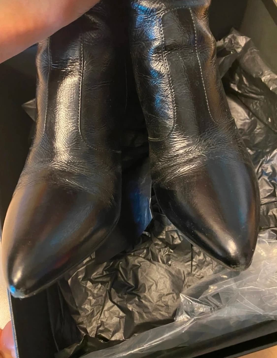 생로랑 블랙 앵클 부츠 38 상품이미지3