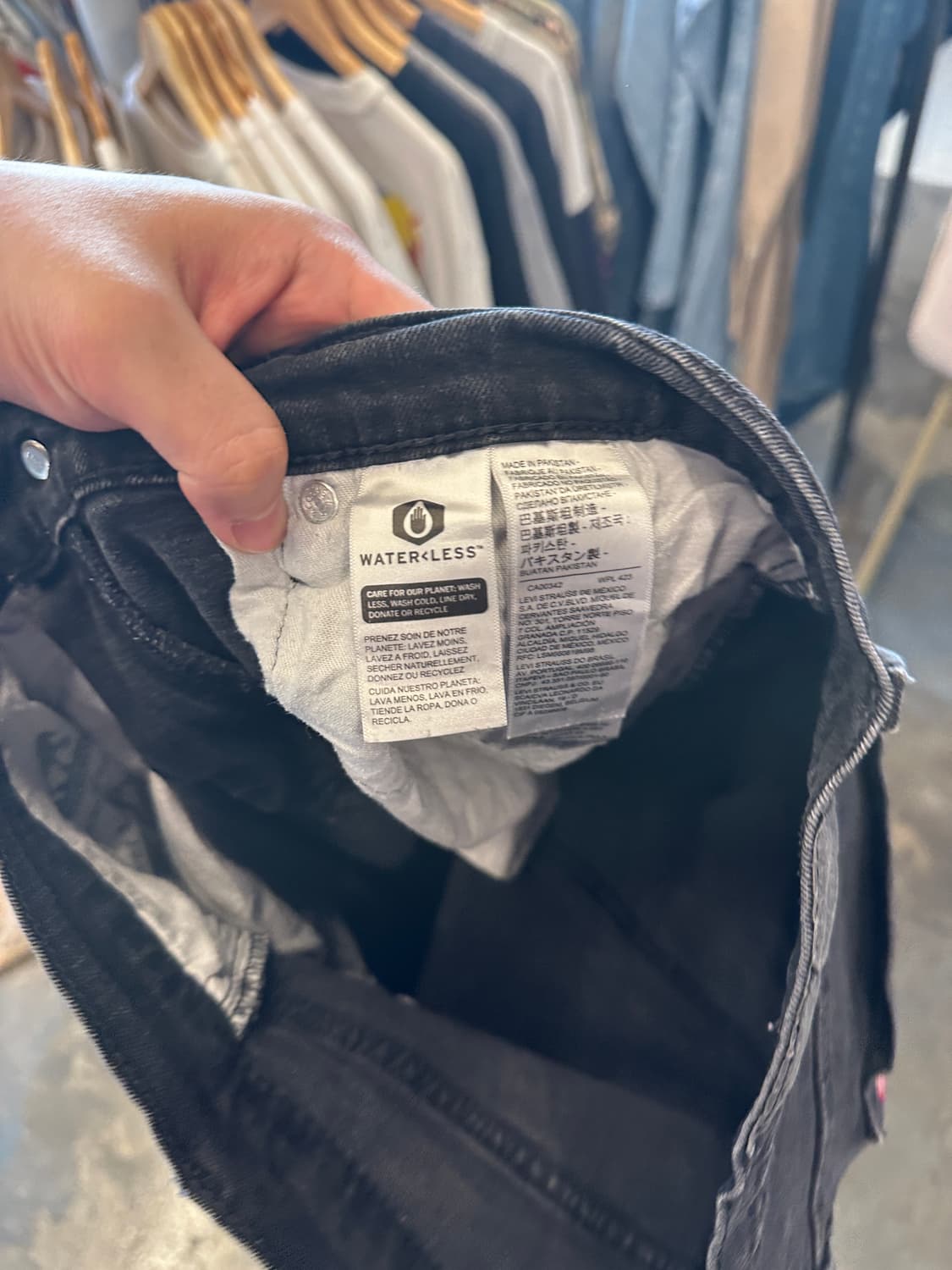 Levis 리바이스 559 블랙진  W34 L32 상품이미지3