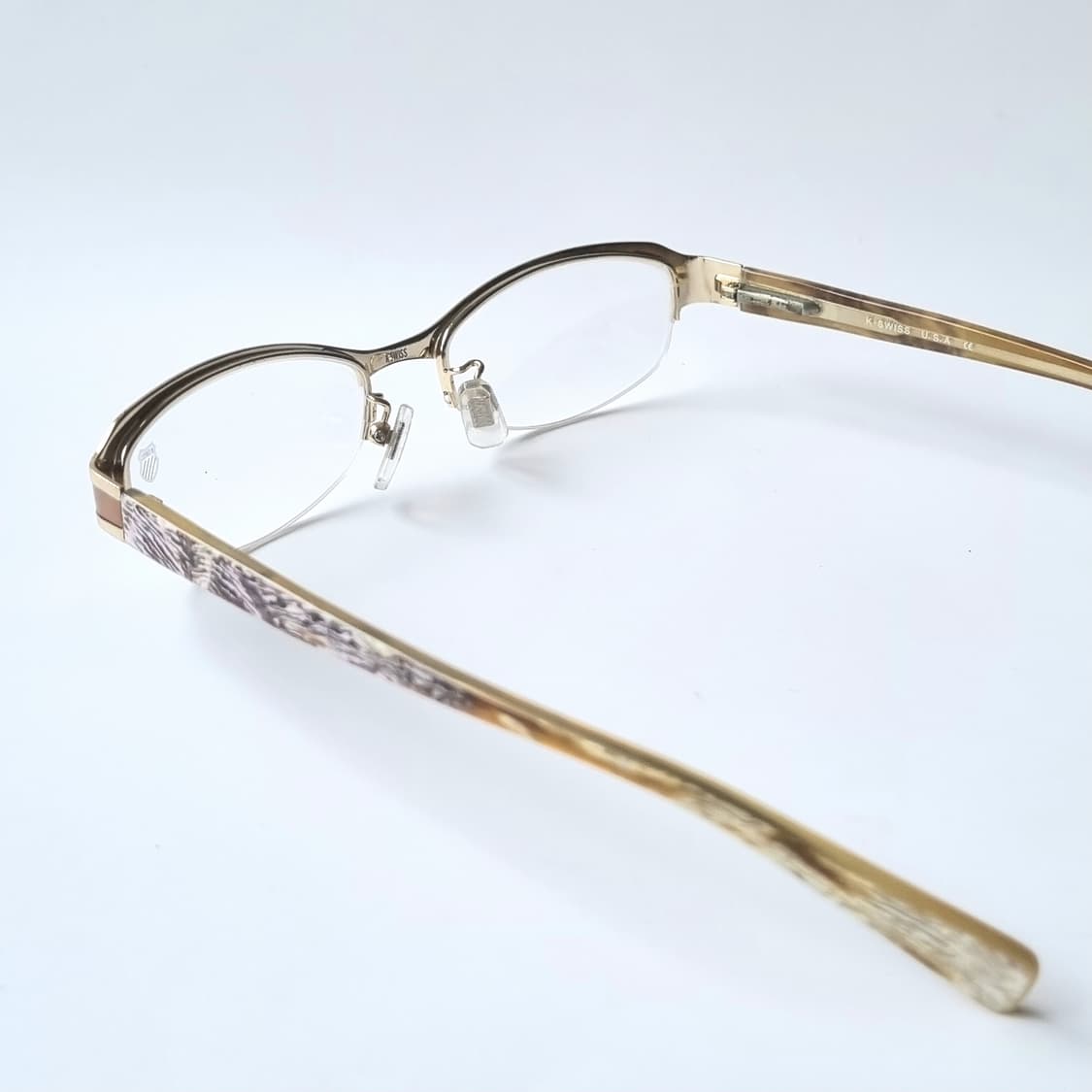 데드스탁  K-SWISS 반무테 텍스처 패턴 안경테 상품이미지5