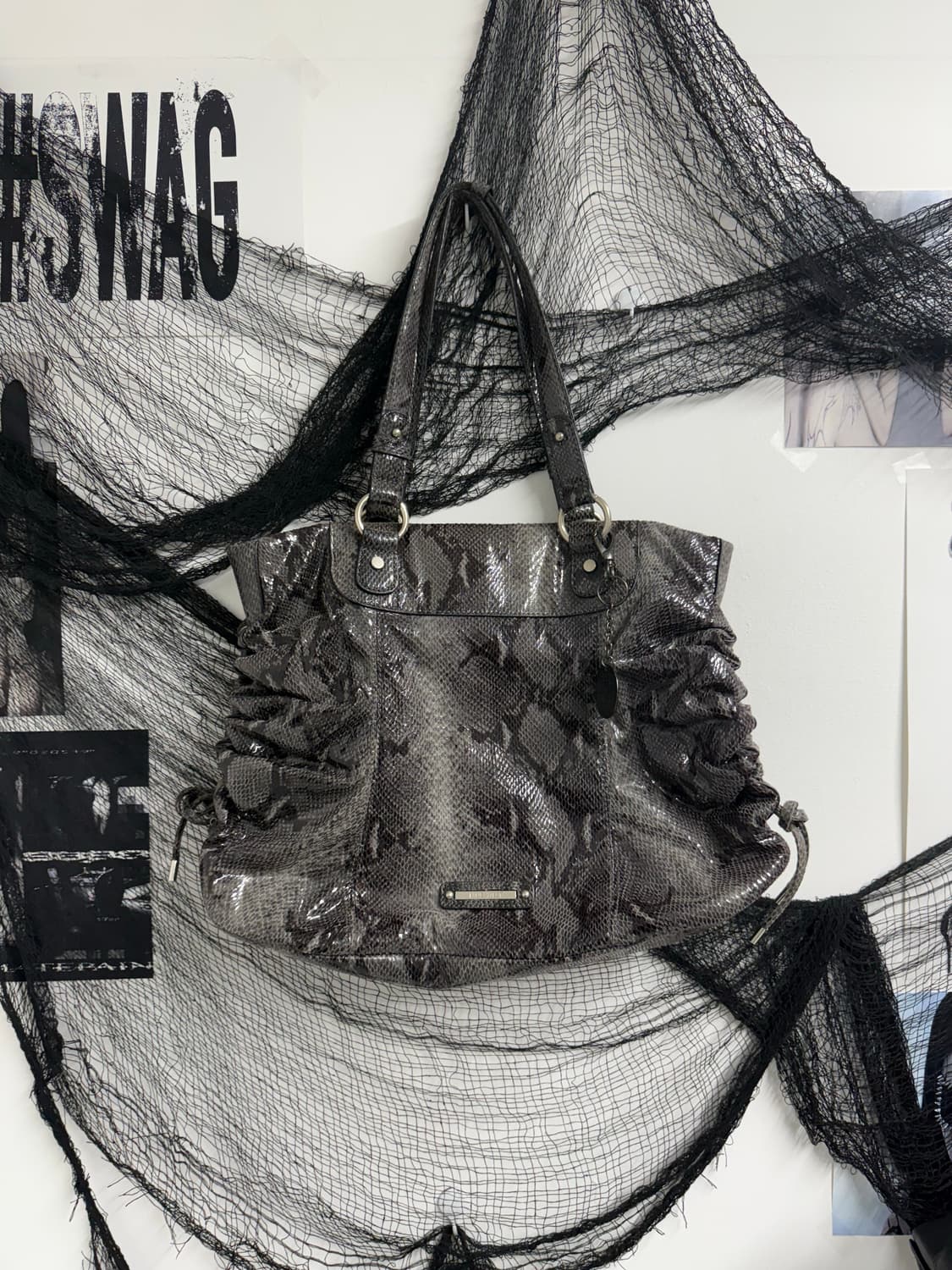 00s leather detailed bag 상품이미지1