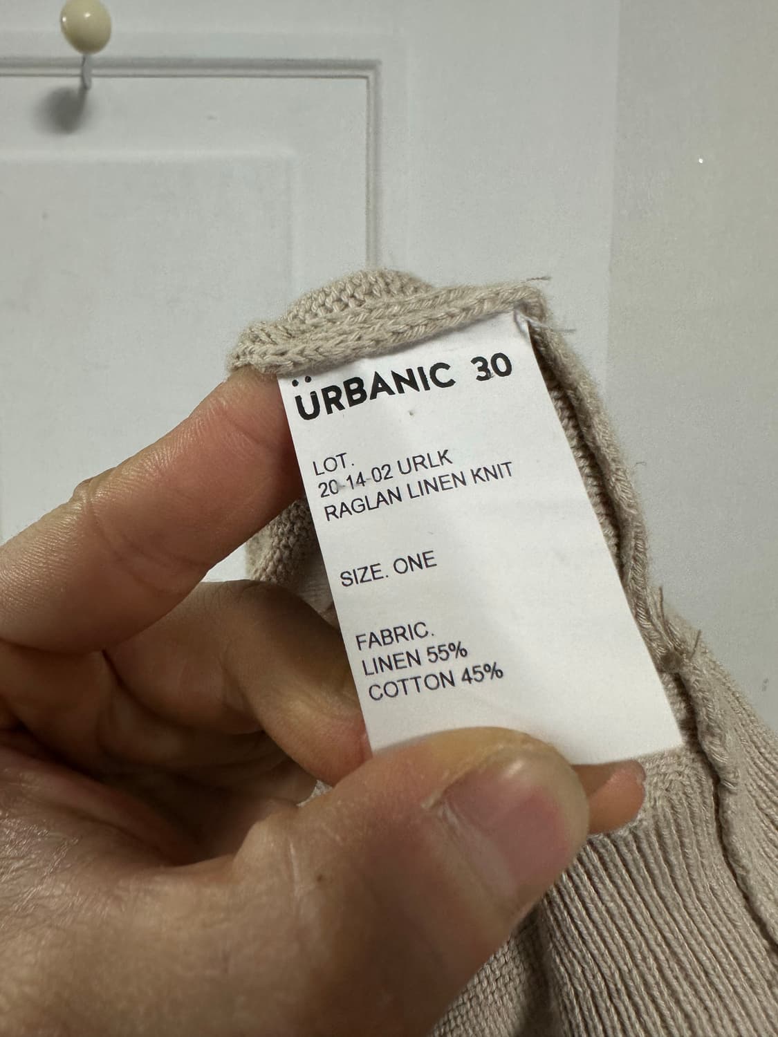 얼바닉30 래글런 린넨 니트 상품이미지4