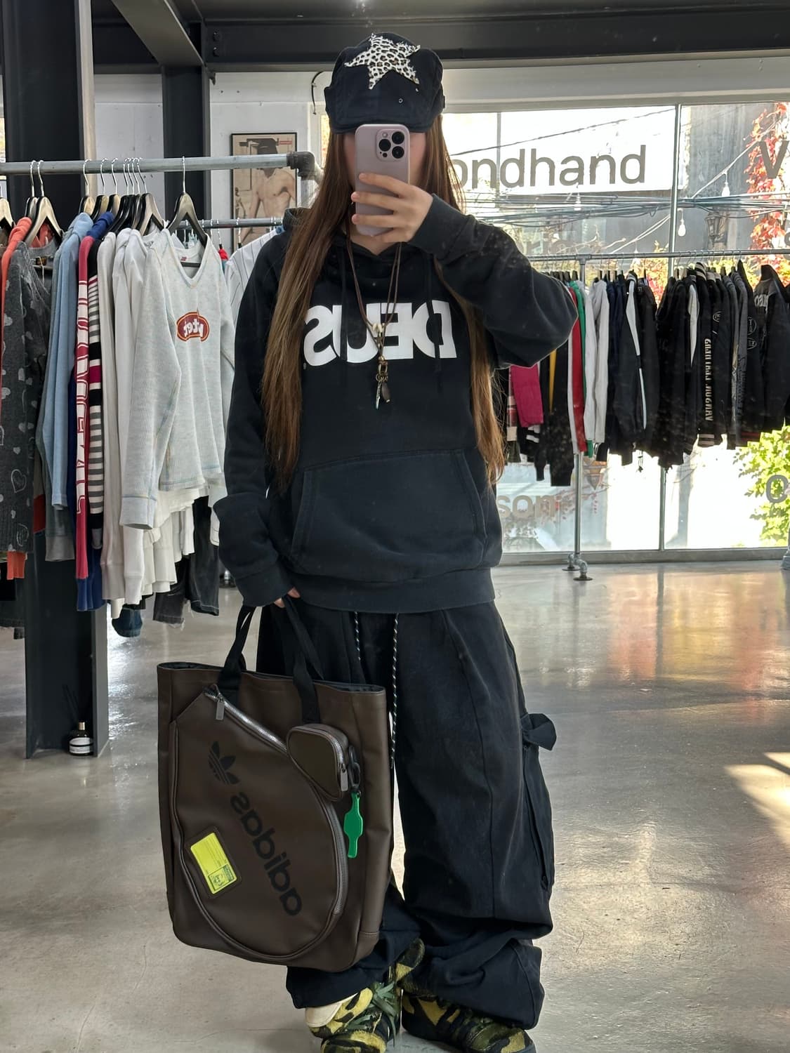 데우스 엑스마키나 빅로고 올캡스 후드집업 상품이미지2