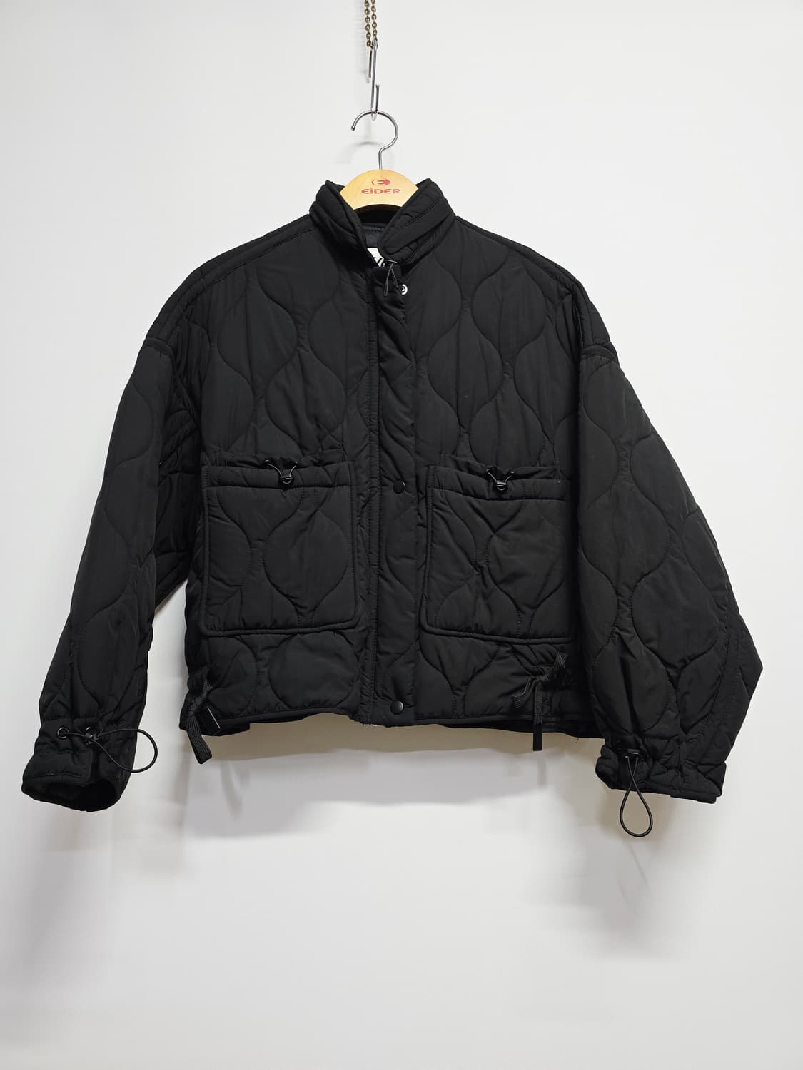 자라 블랙 퀼팅 패딩  숏자켓 상품이미지1